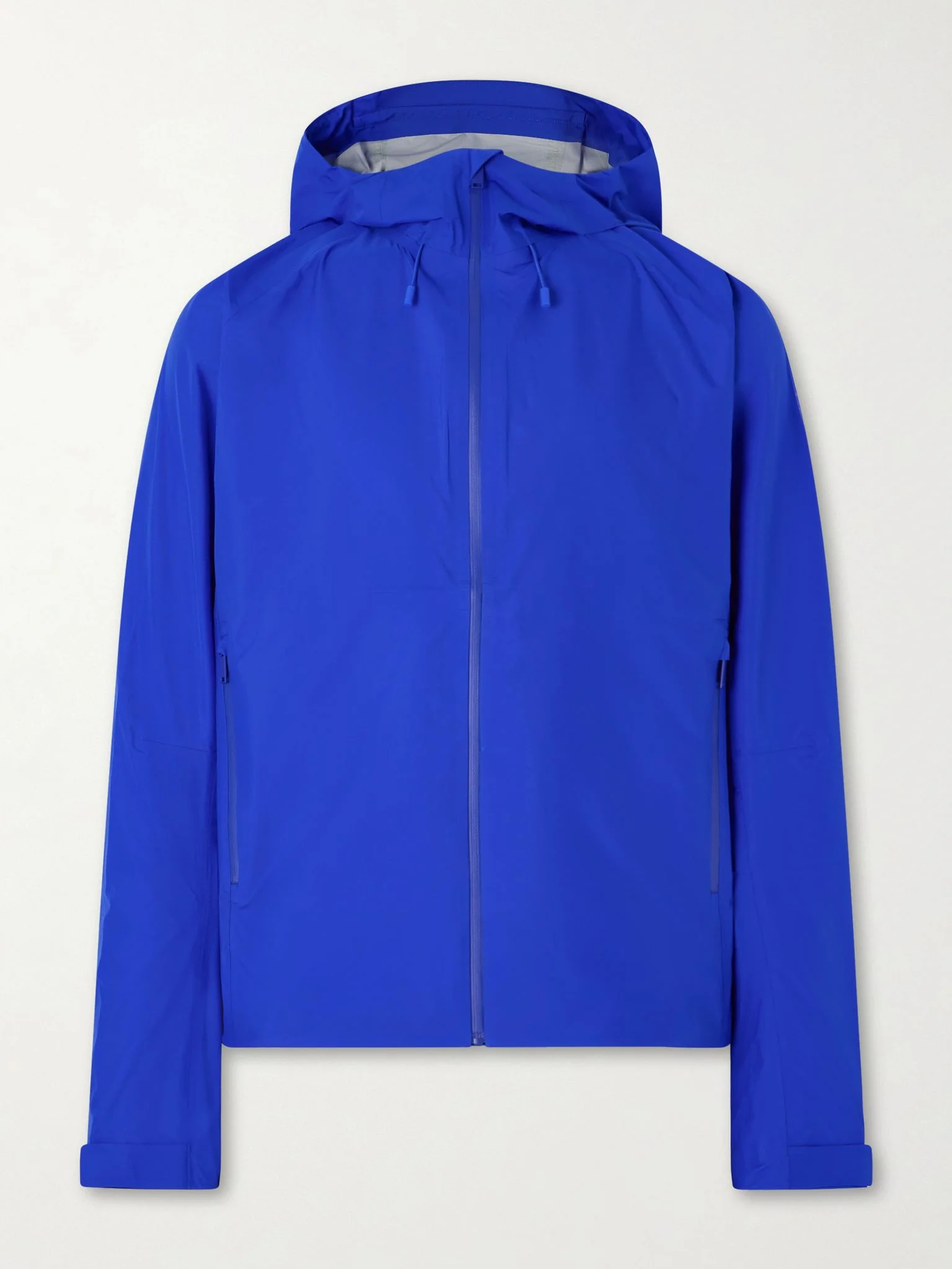 Horizon Rain Shell Hooded Jacket Blue - 1