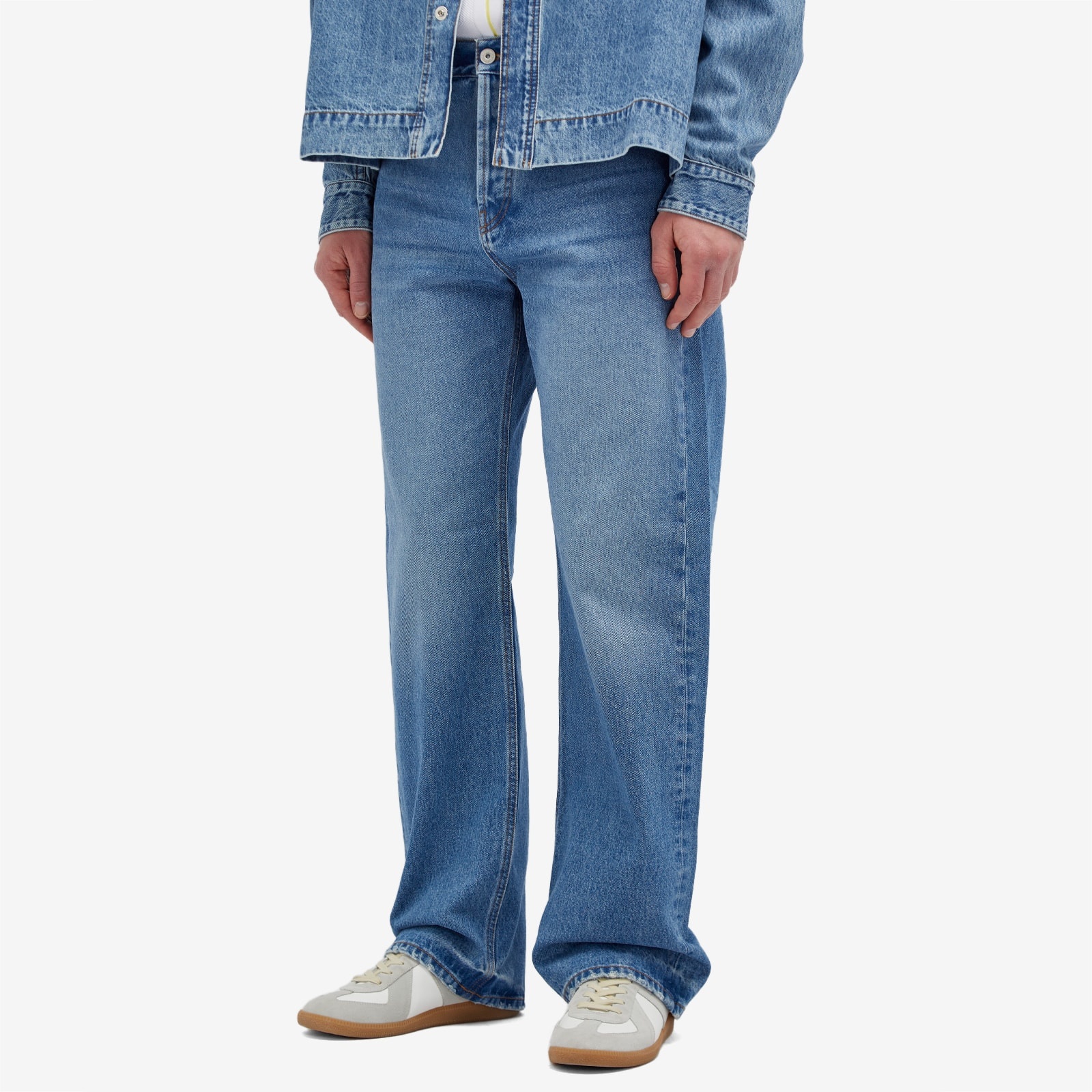 Jacquemus Droit Large Tab Denim Jeans - 2