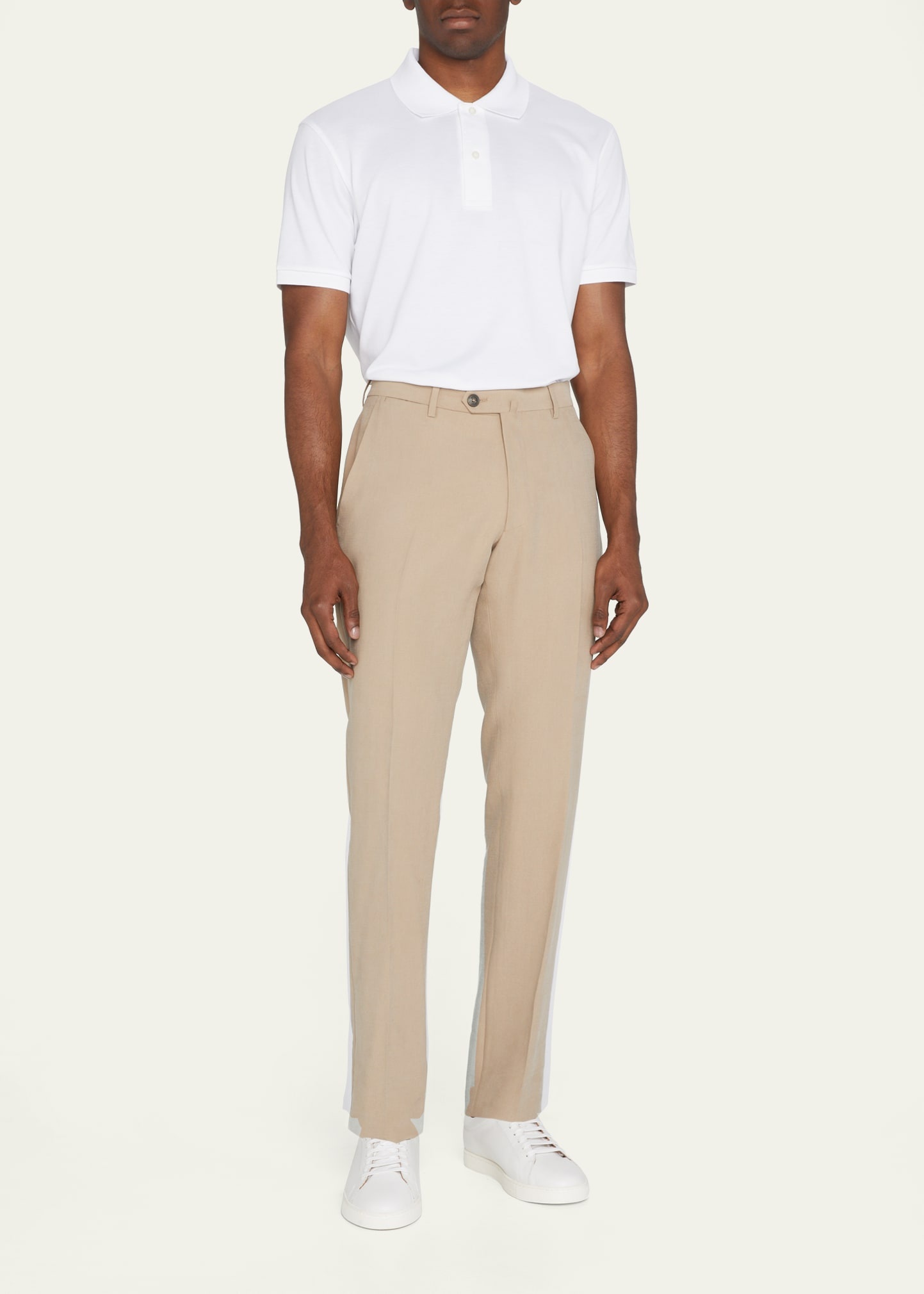 Men's Lyocell-Blend Suit Separate Trousers - 2