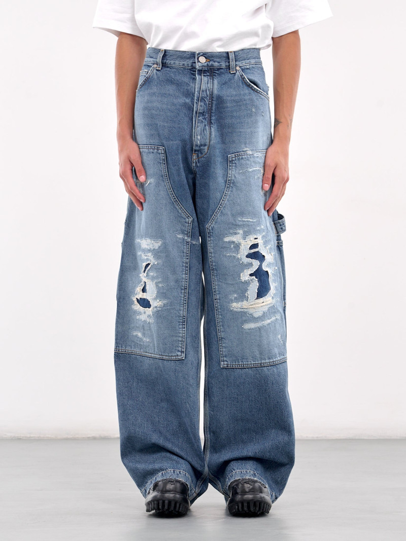 Wide Leg Carpenter's Jeans 1