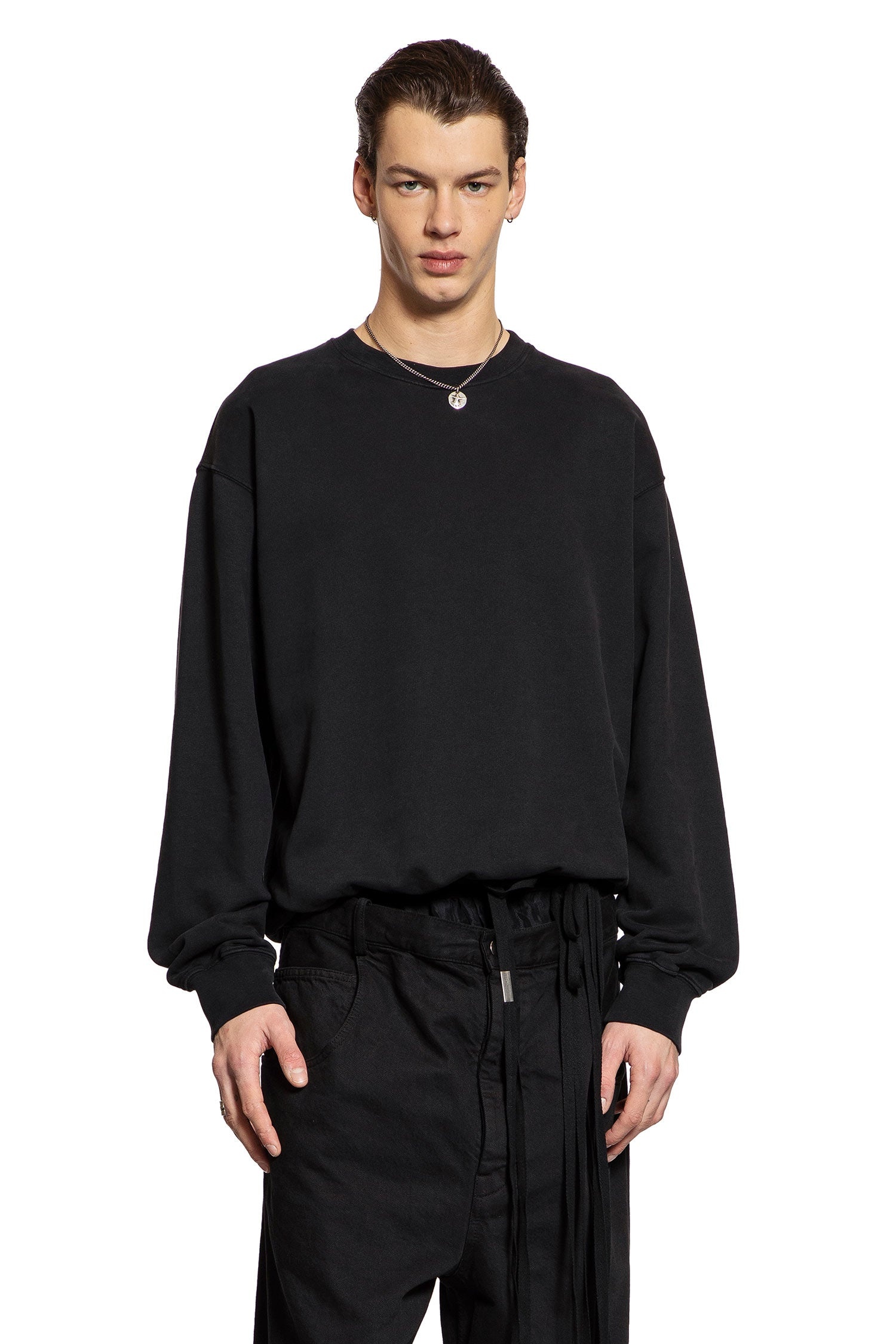 Print-Brushed-Sweatshirt - 5
