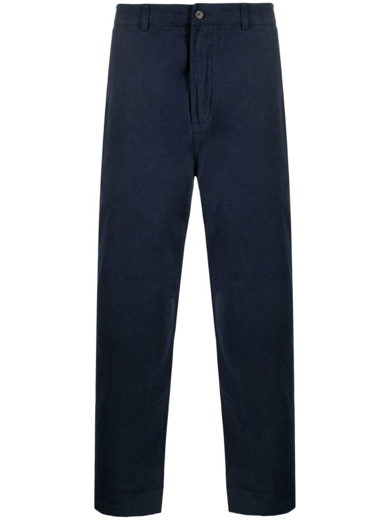 straight-leg cut trousers - 1