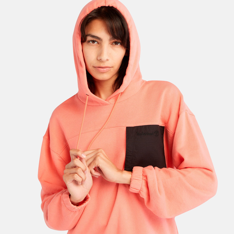 Women's Mixed-Media Hoodie 7