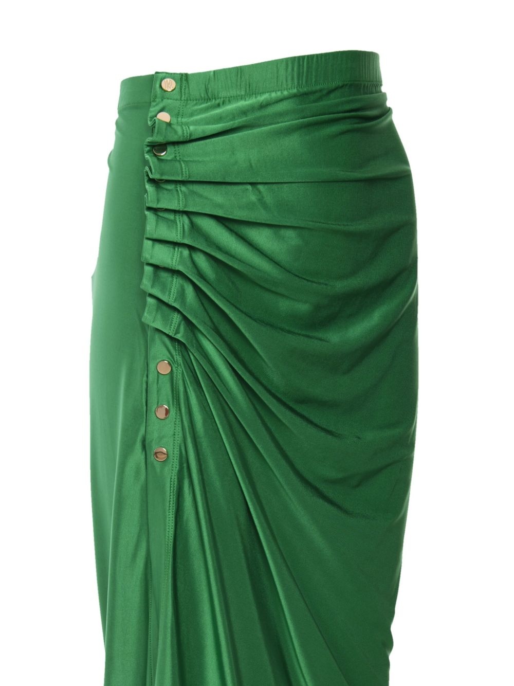 draped-detail skirt - 4