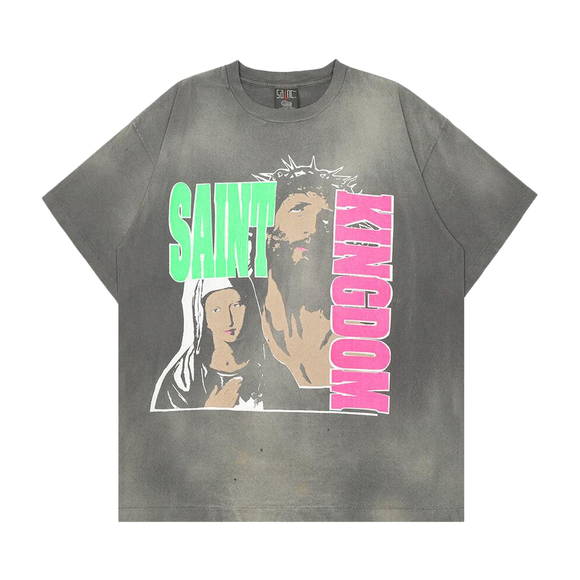 SAINT Mxxxxxx Saint Kingdom Tee 'Black' - 1