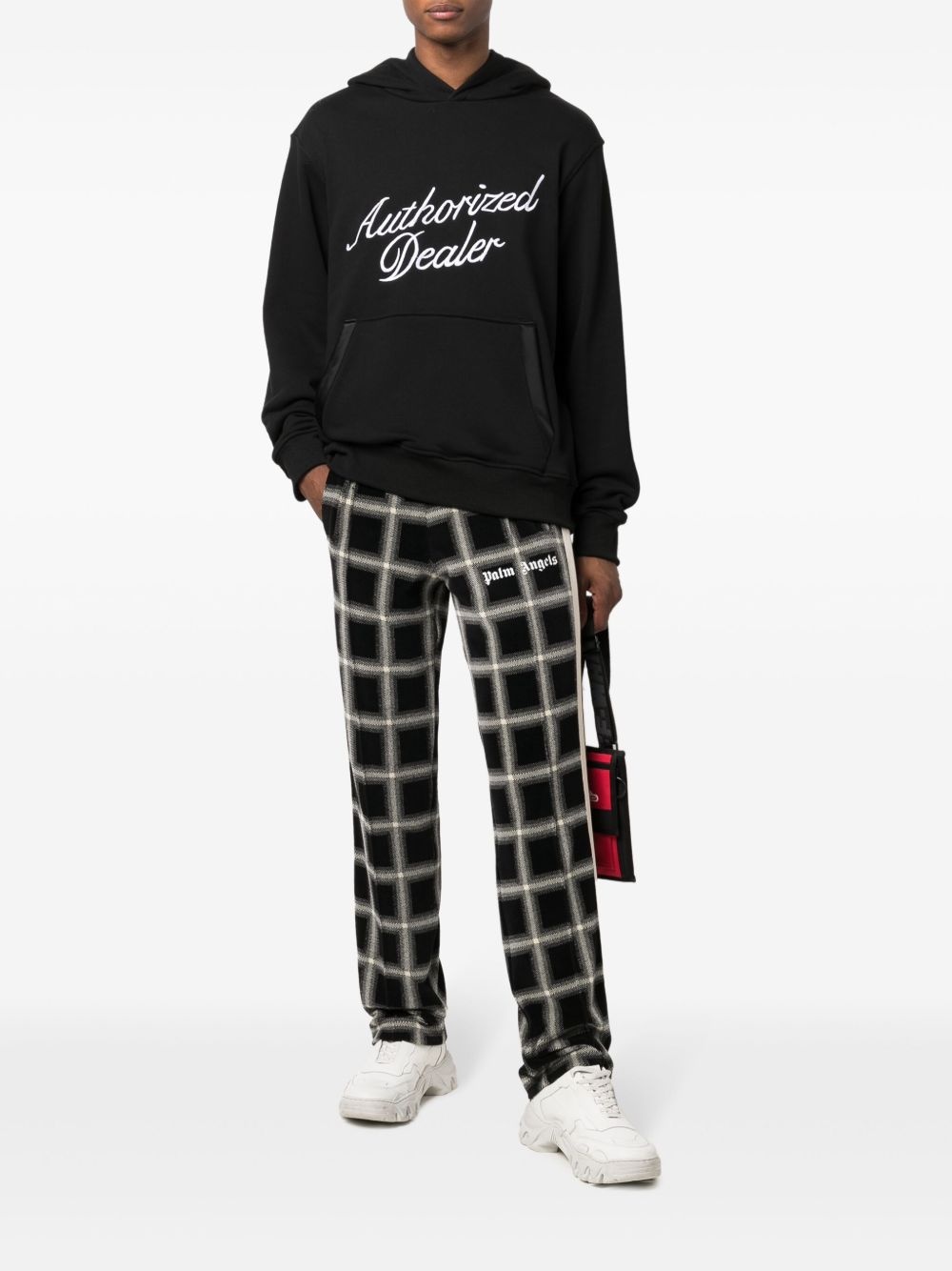 Authorized Dealer slogan-print cotton hoodie - 2