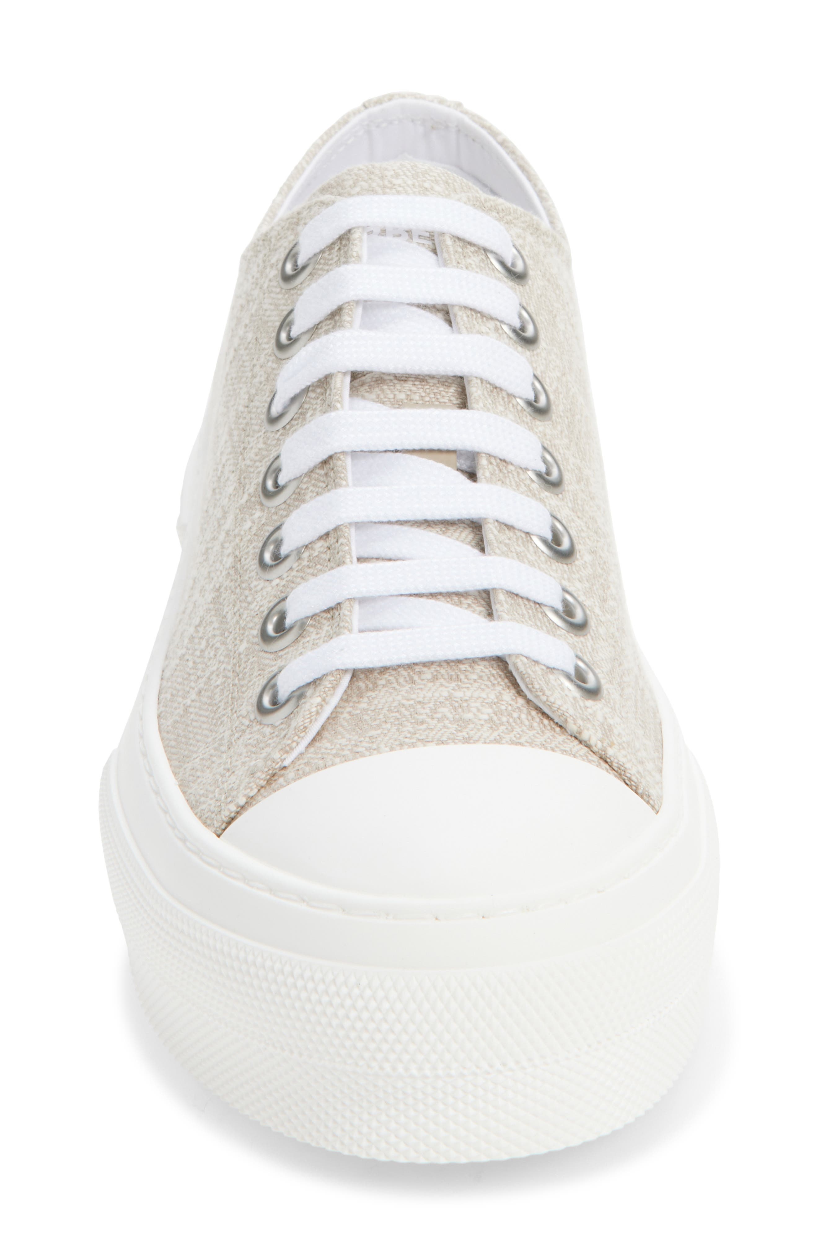 burberry Jack Check Low Top Sneaker in Gull at Nordstrom - 5