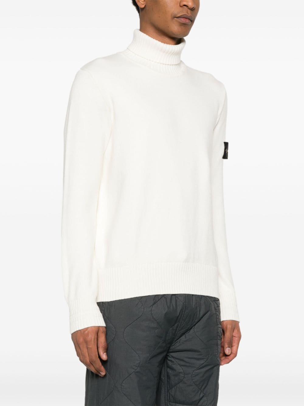 Compass-badge sweater - 3