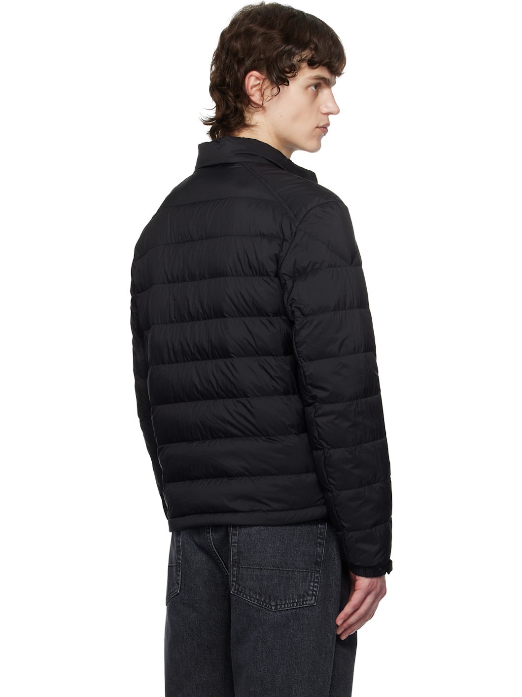 Black Selves Short Down Jacket - 3