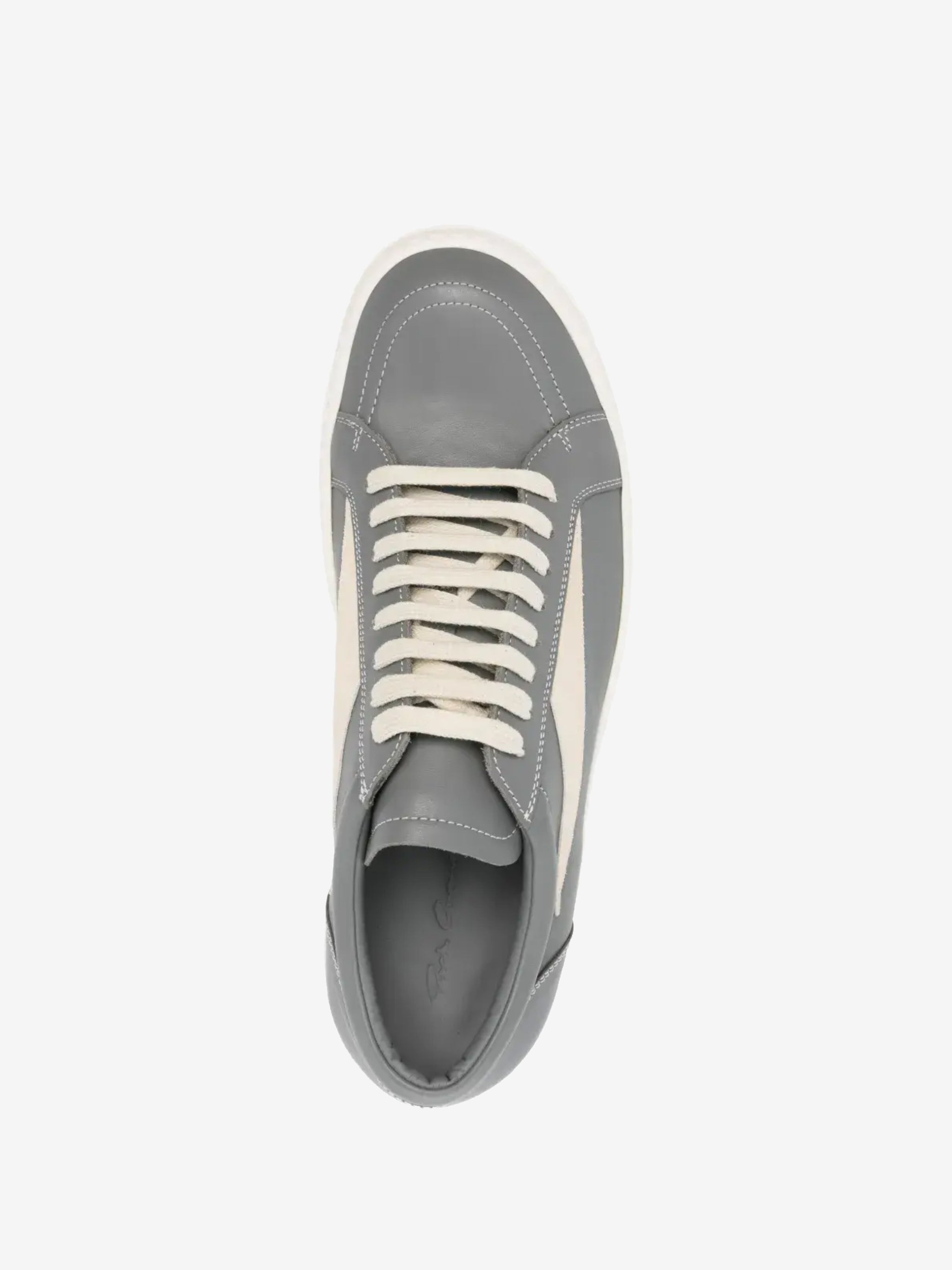 RICK OWENS - Men Leather Vintage Sneaks - 4