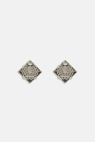 Alessandra Rich PYRAMID EARRINGS WITH CRYSTALS outlook
