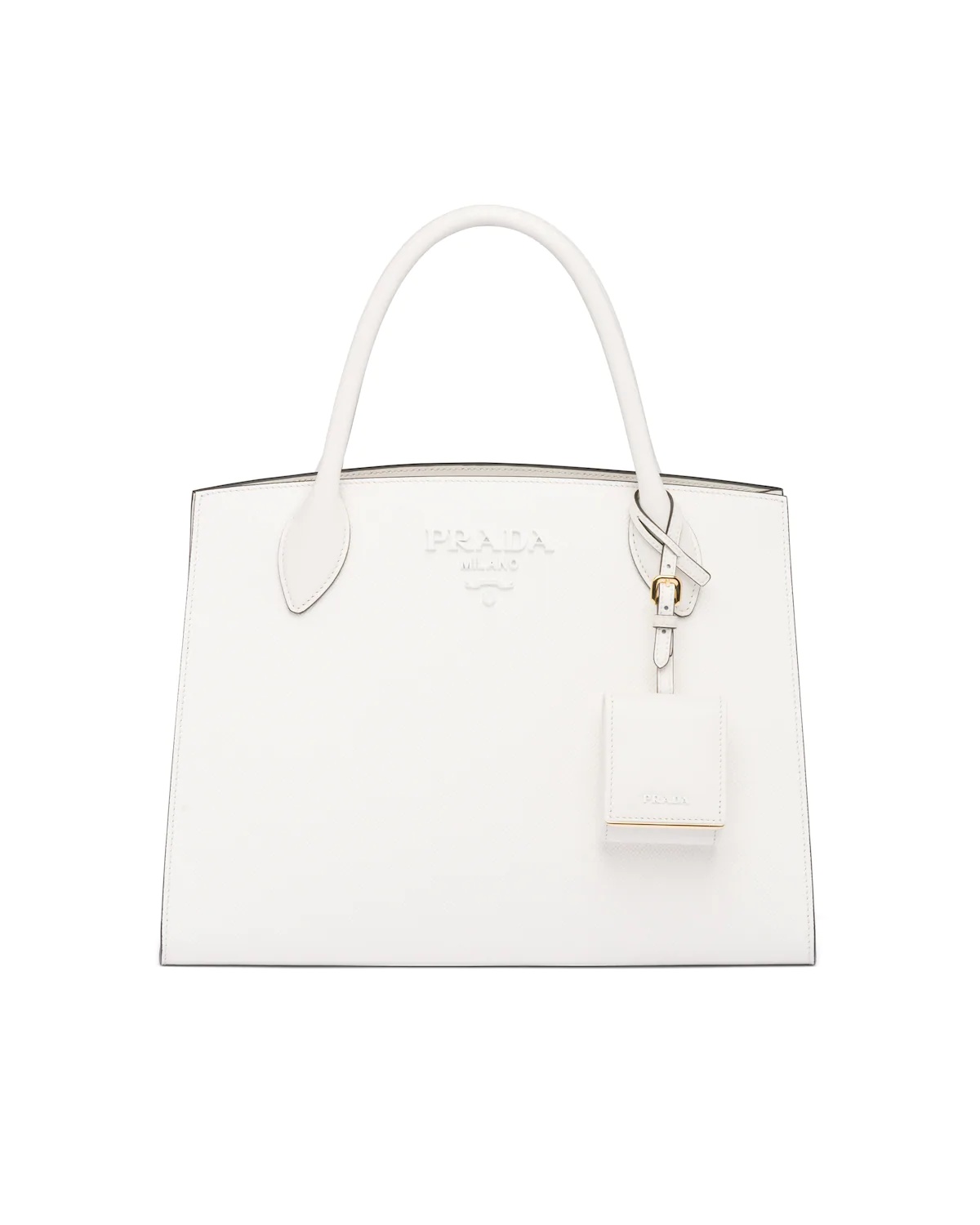 Medium Saffiano leather Prada Monochrome bag - 1