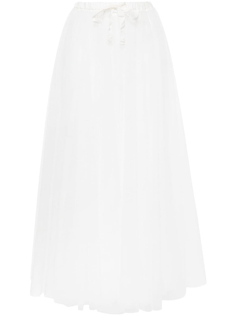 sheer tulle maxi skirt 1