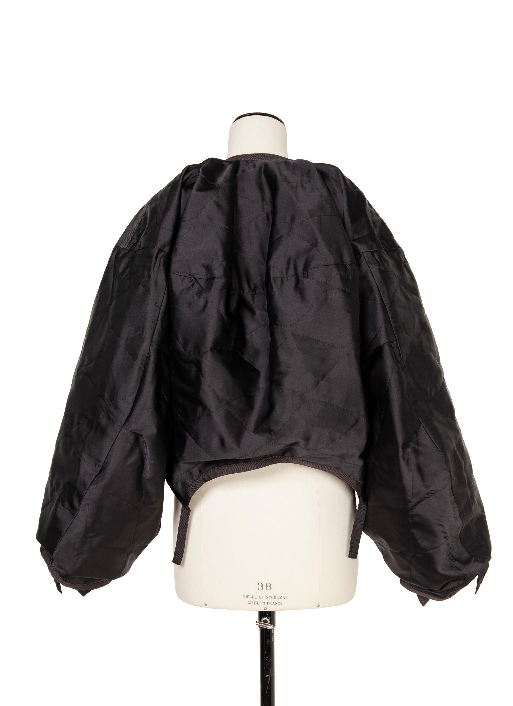 Satin Quilted Blouson - 4