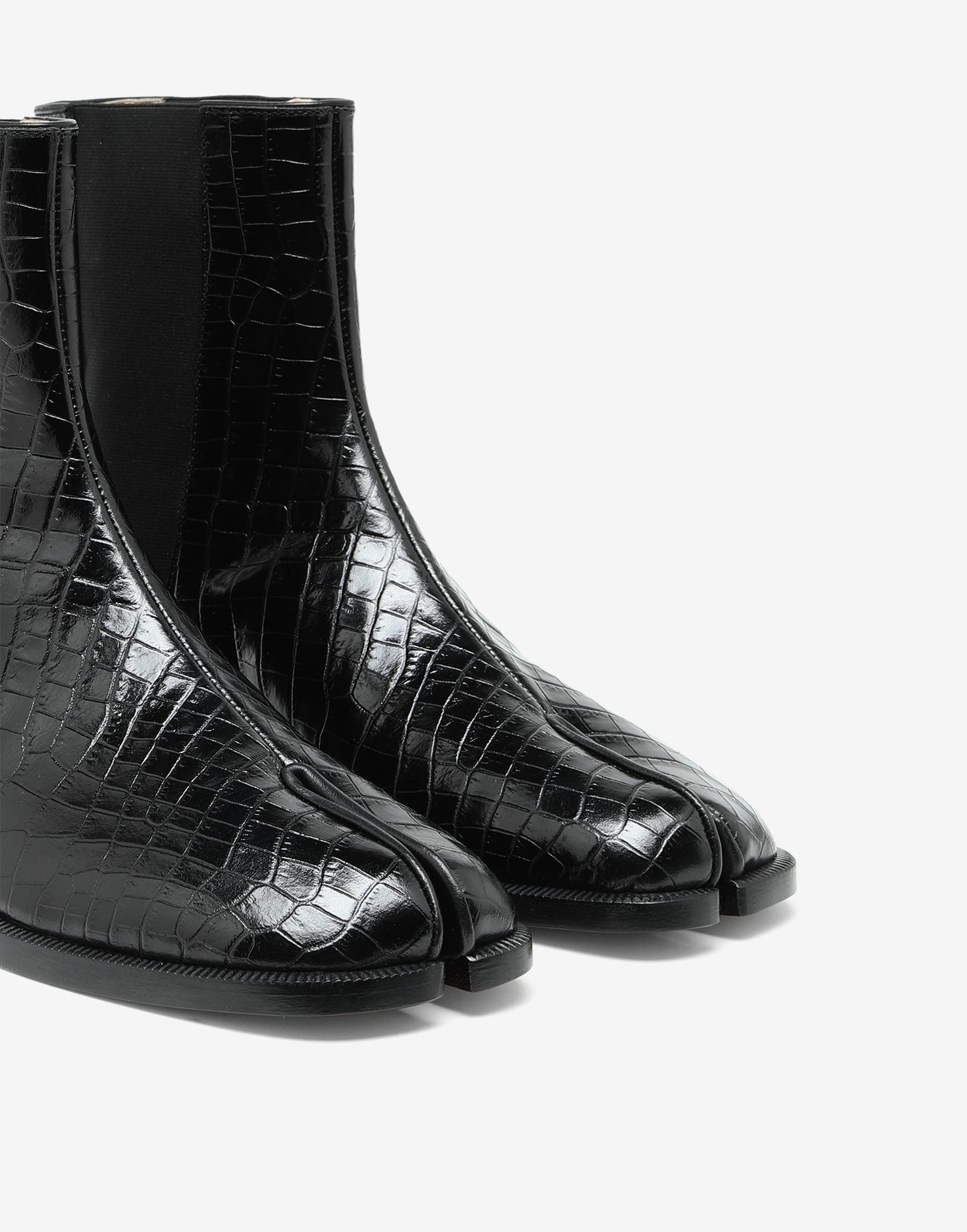 Tabi croc-effect chelsea boots - 5