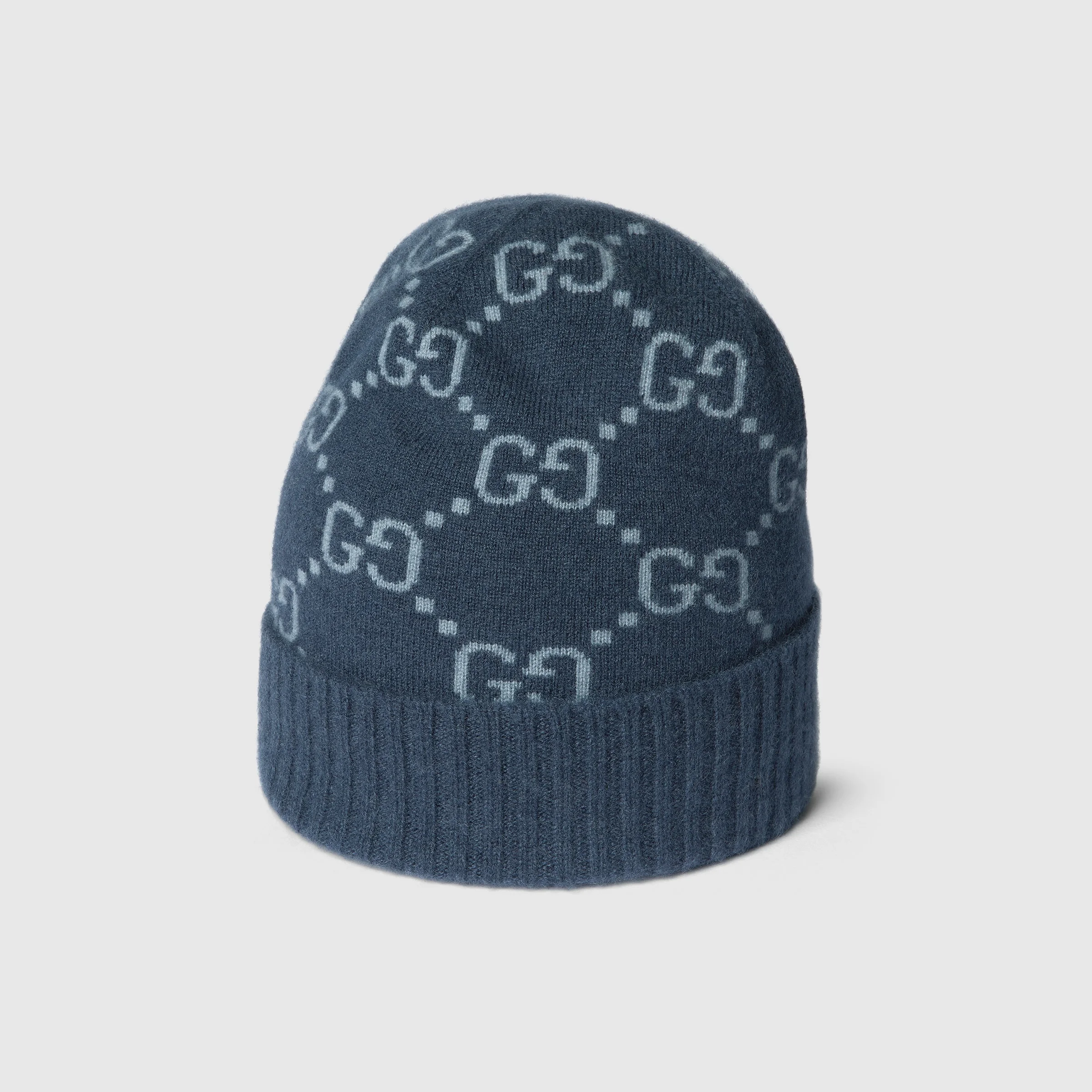 GG cashmere jacquard hat - 1