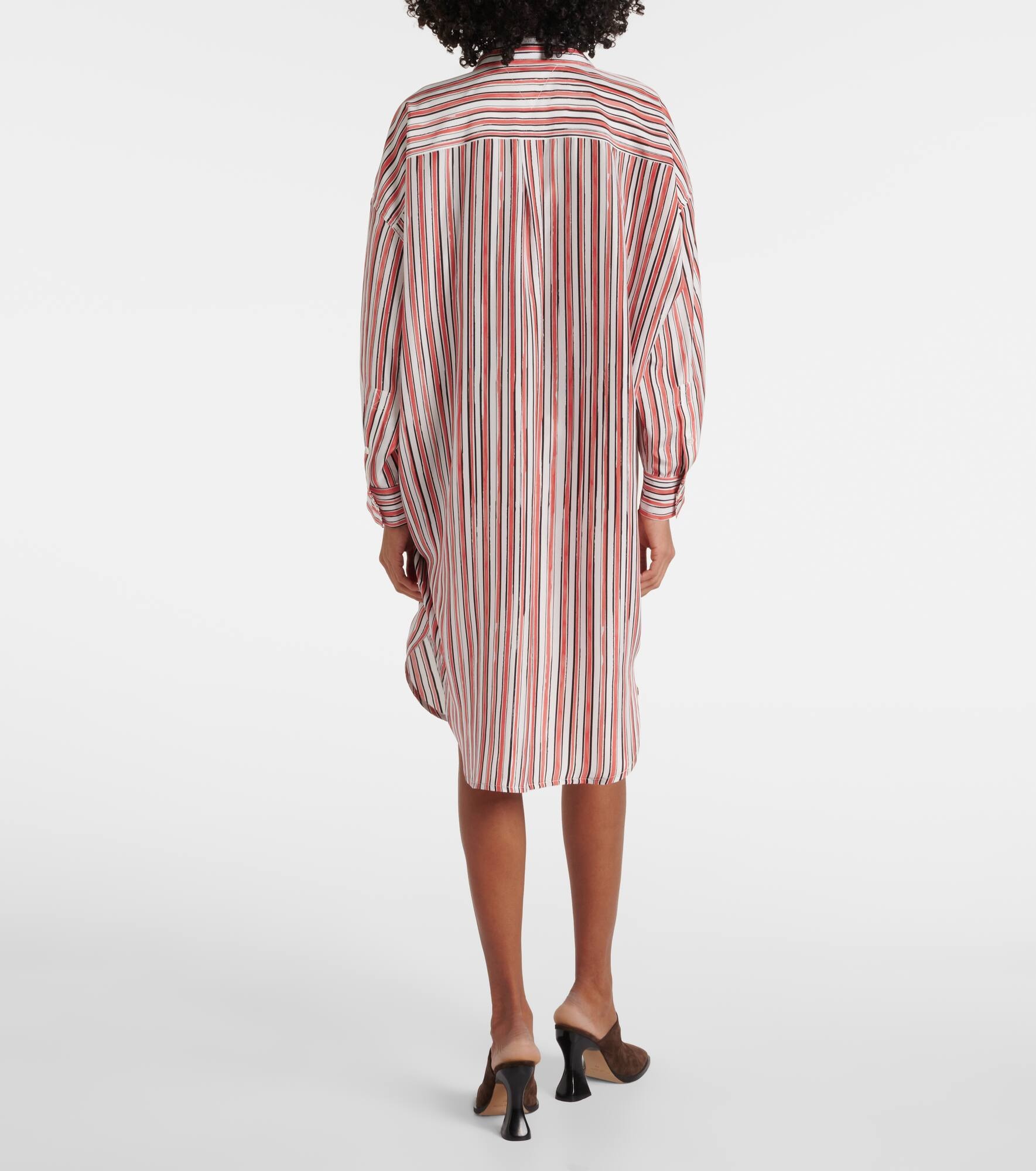 Silk midi dress - 3
