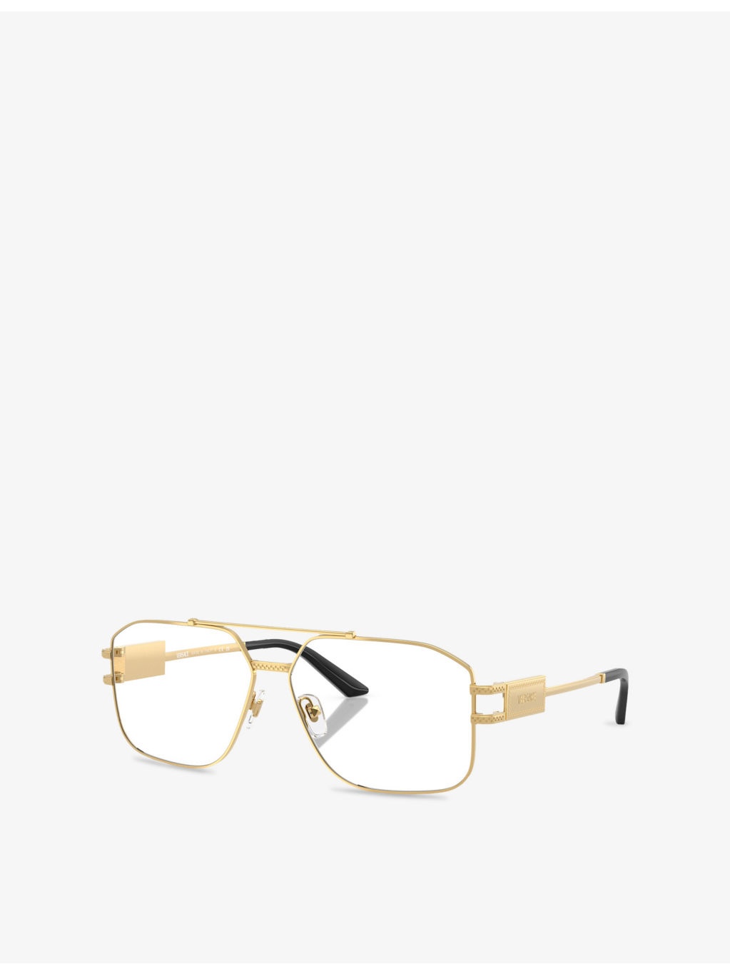 VE1302 Irregular-Frame Metal Optical Glasses - 2