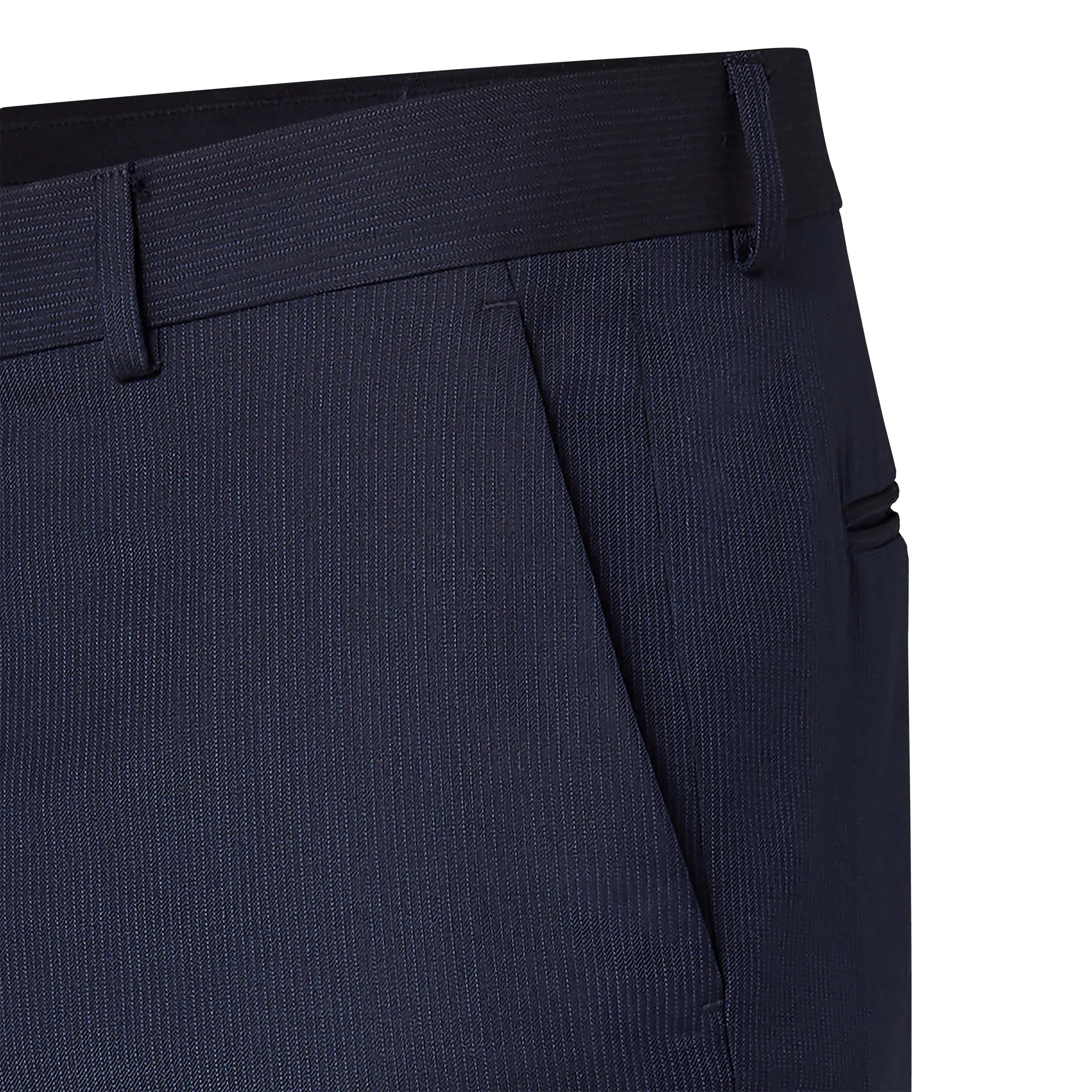 Single-Breasted Wool Pont Neuf Suit - 5