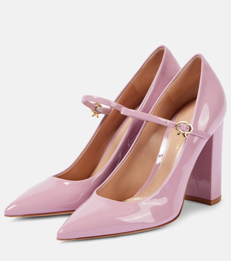 Ribbon Jane patent leather pumps 5