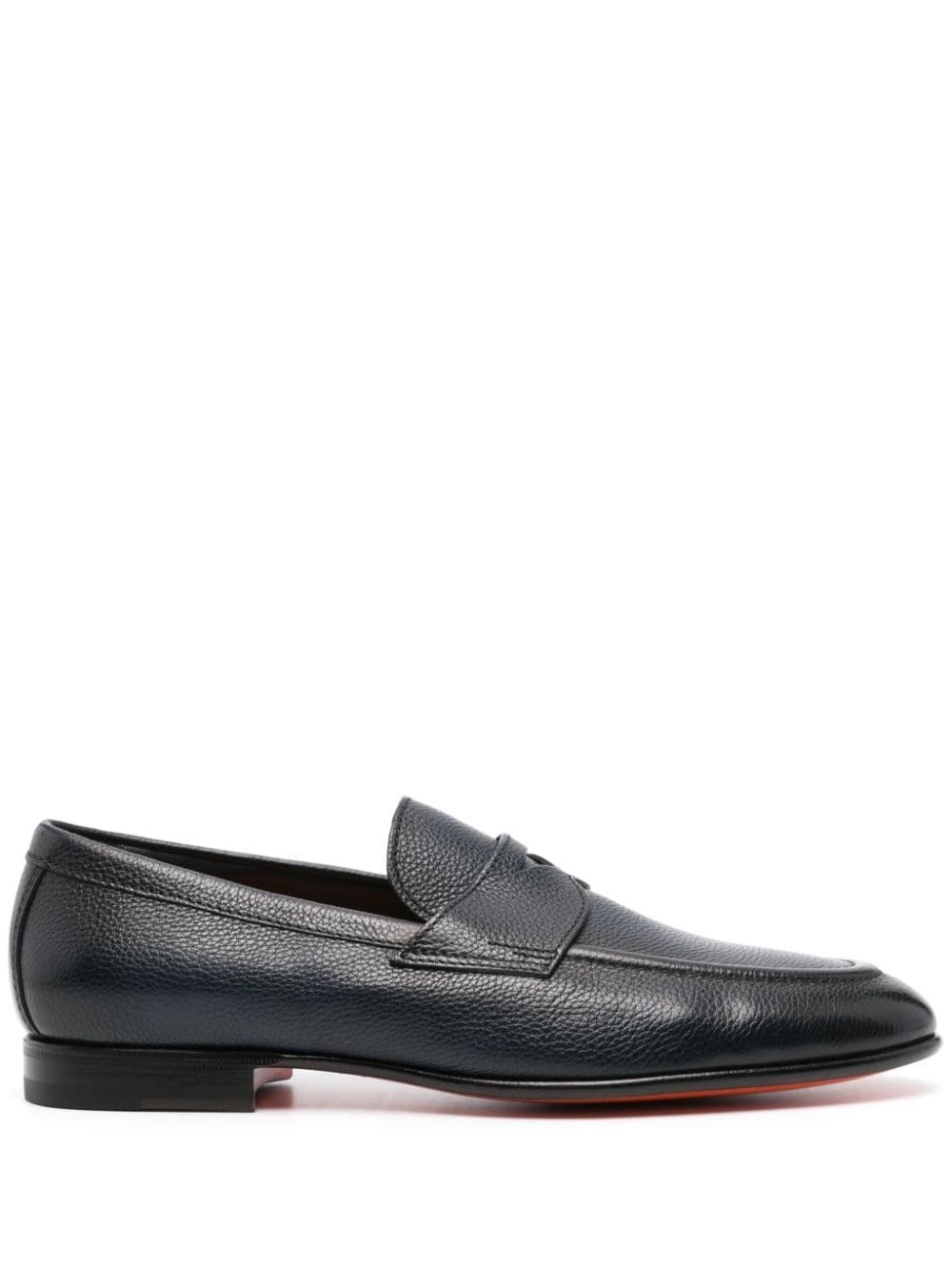 leather penny loafers - 1