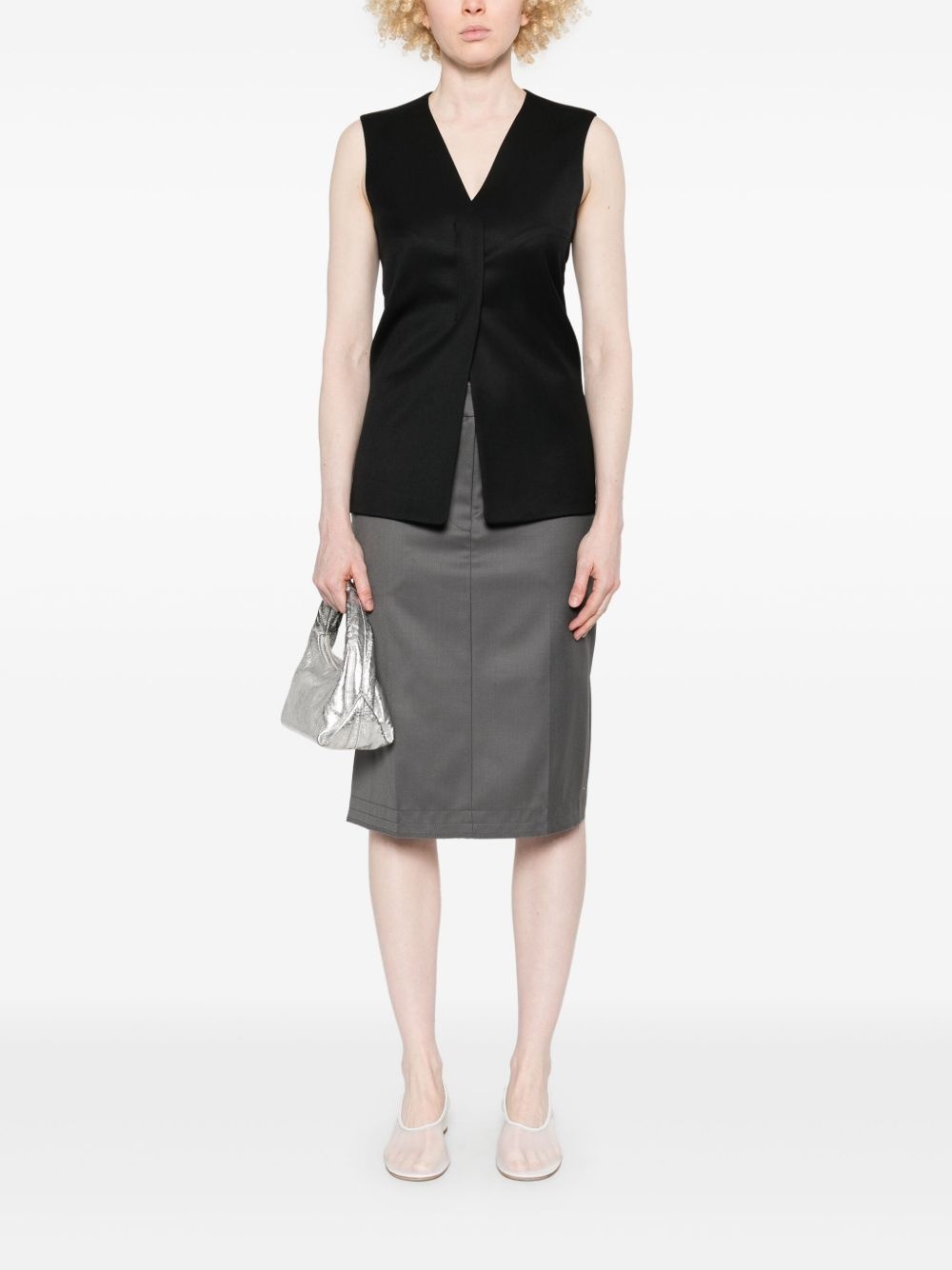 LOW CLASSIC H-line mini skirt | REVERSIBLE