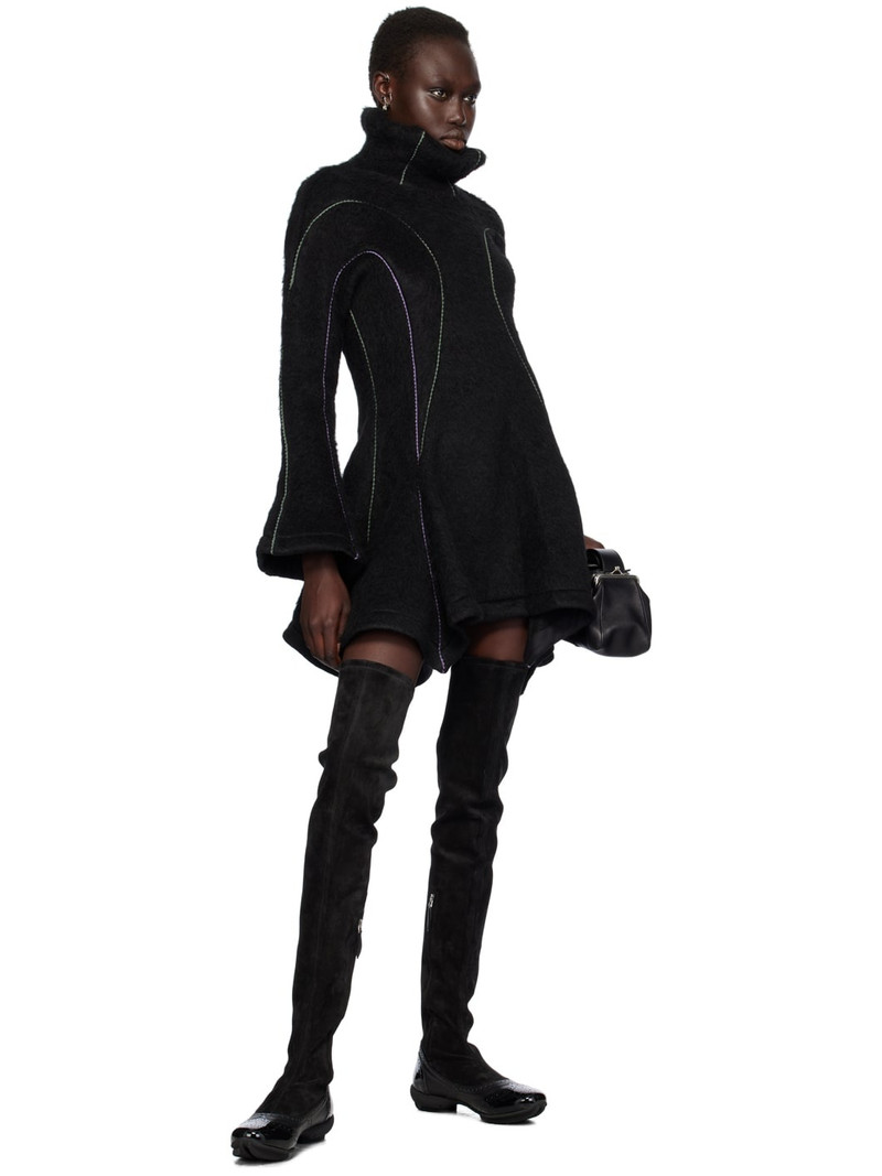 Kiko Kostadinov Black Dusk Minidress outlook