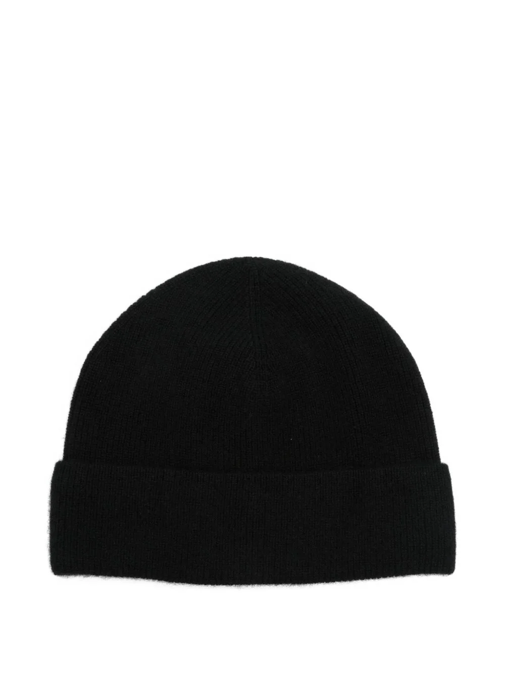 cashmere turn-up knitted beanie - 1