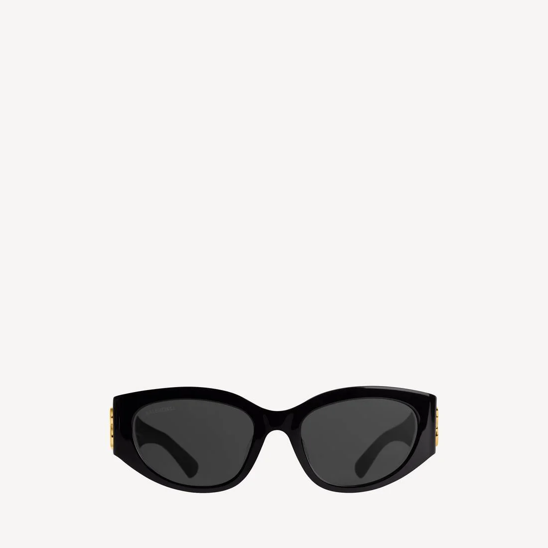 Women's Bossy Round Af Sunglasses in Black - 1