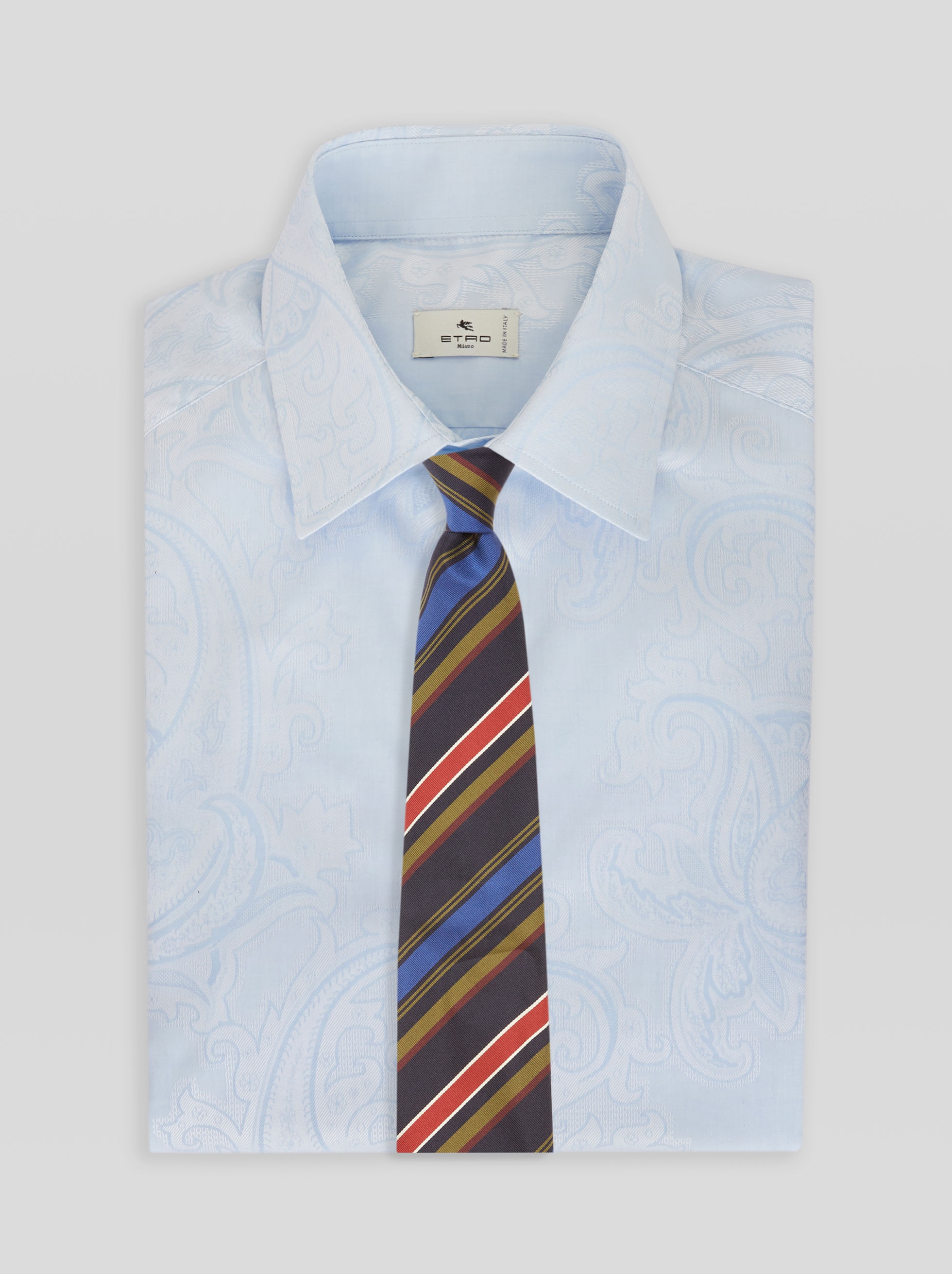 STRIPED JACQUARD TIE - 2