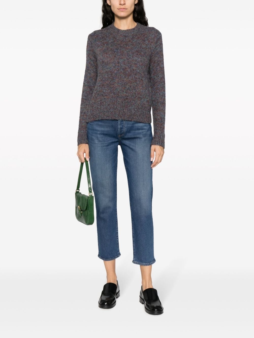 slim-cut cropped-leg jeans - 2