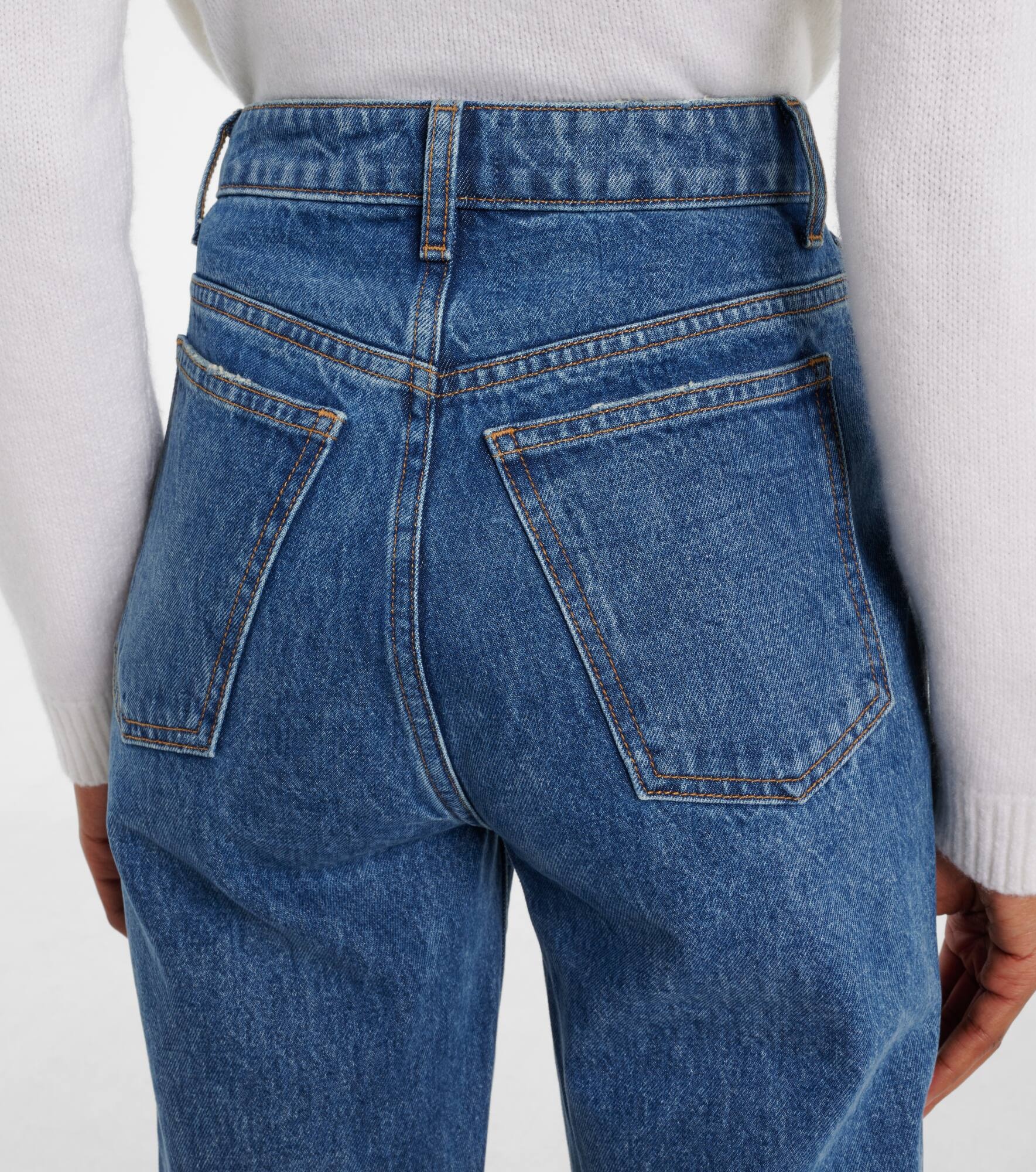 Danielle high-rise straight jeans - 6