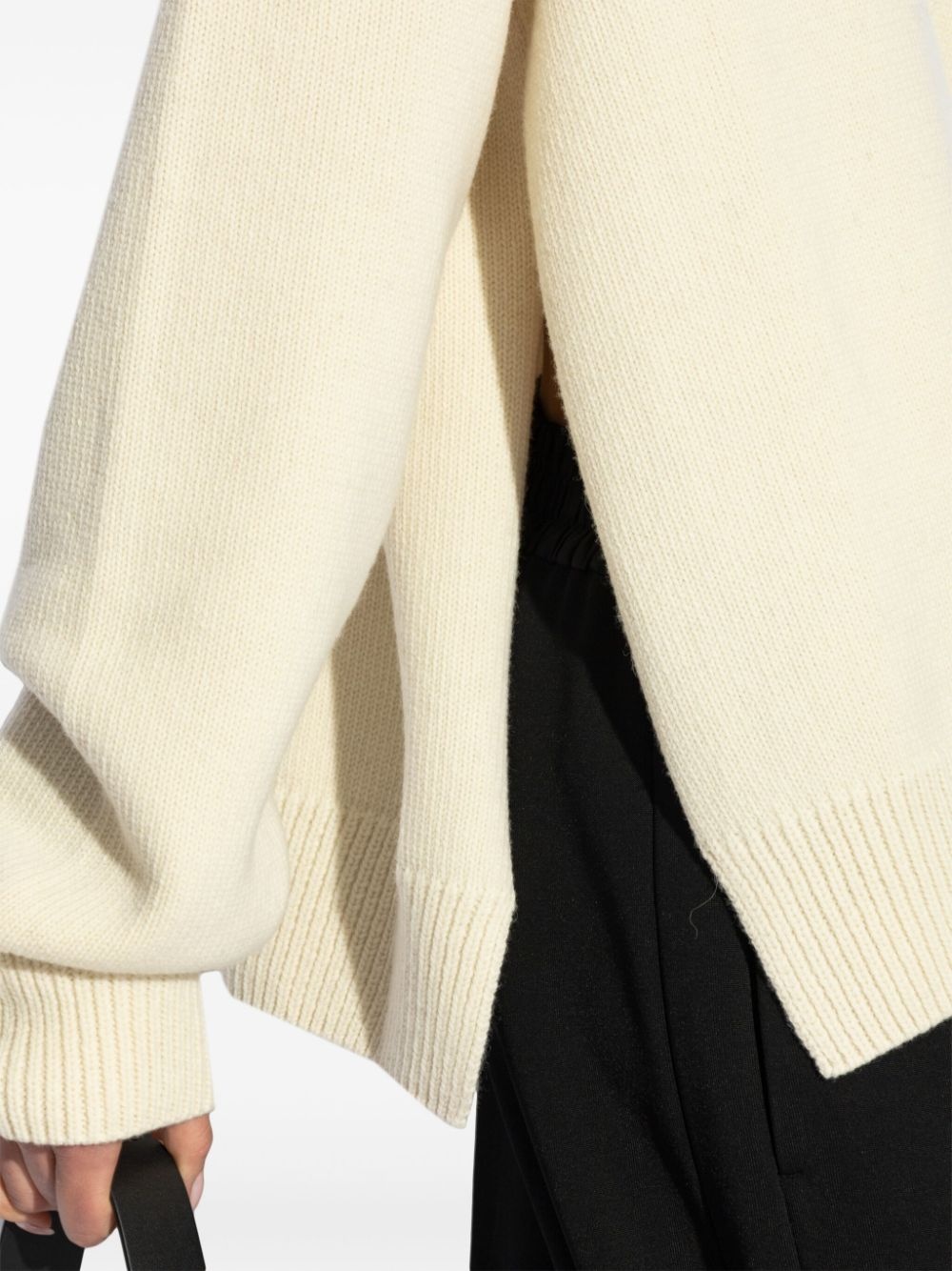 drop-shoulder crew-neck jumper - 6
