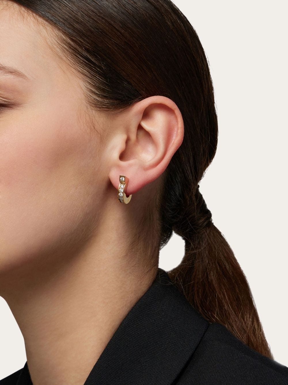Gancini crystal-embellishment earrings - 4