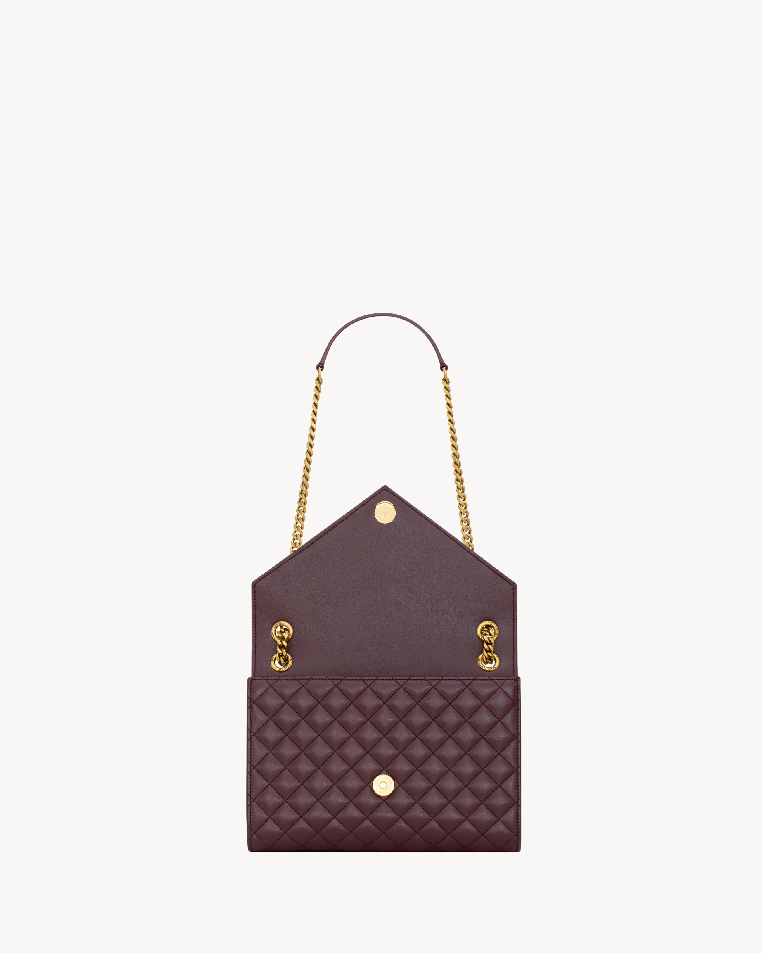 ENVELOPE MEDIUM IN GRAIN DE POUDRE LEATHER - 4