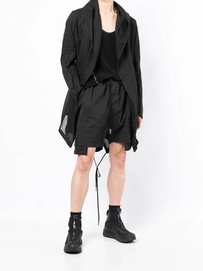 Boris Bidjan Saberi drawstring cargo shorts outlook