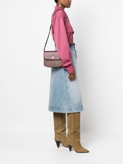 Etro paisley-print leather crossbody bag outlook