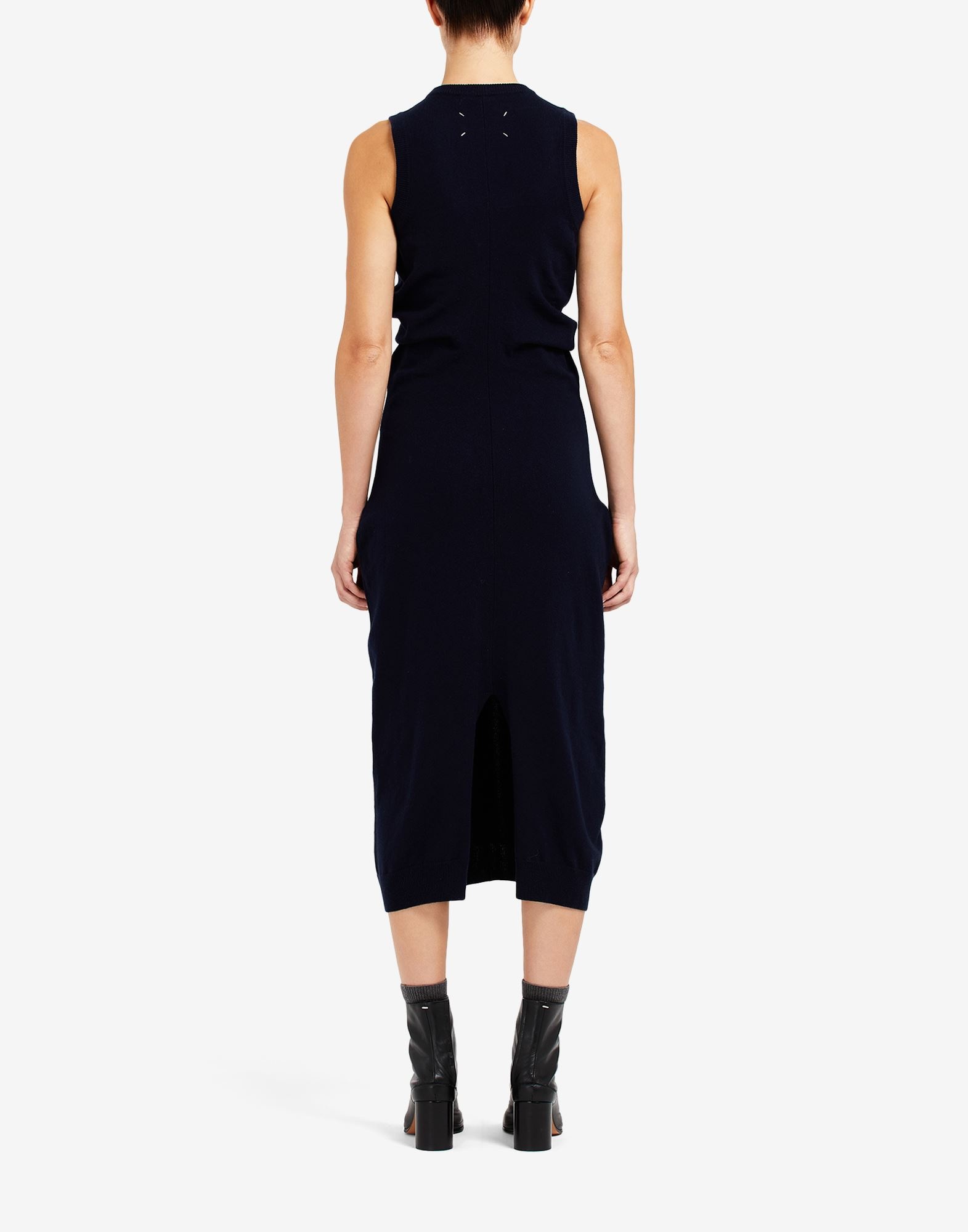 Sleeveless Knit Dress - 4