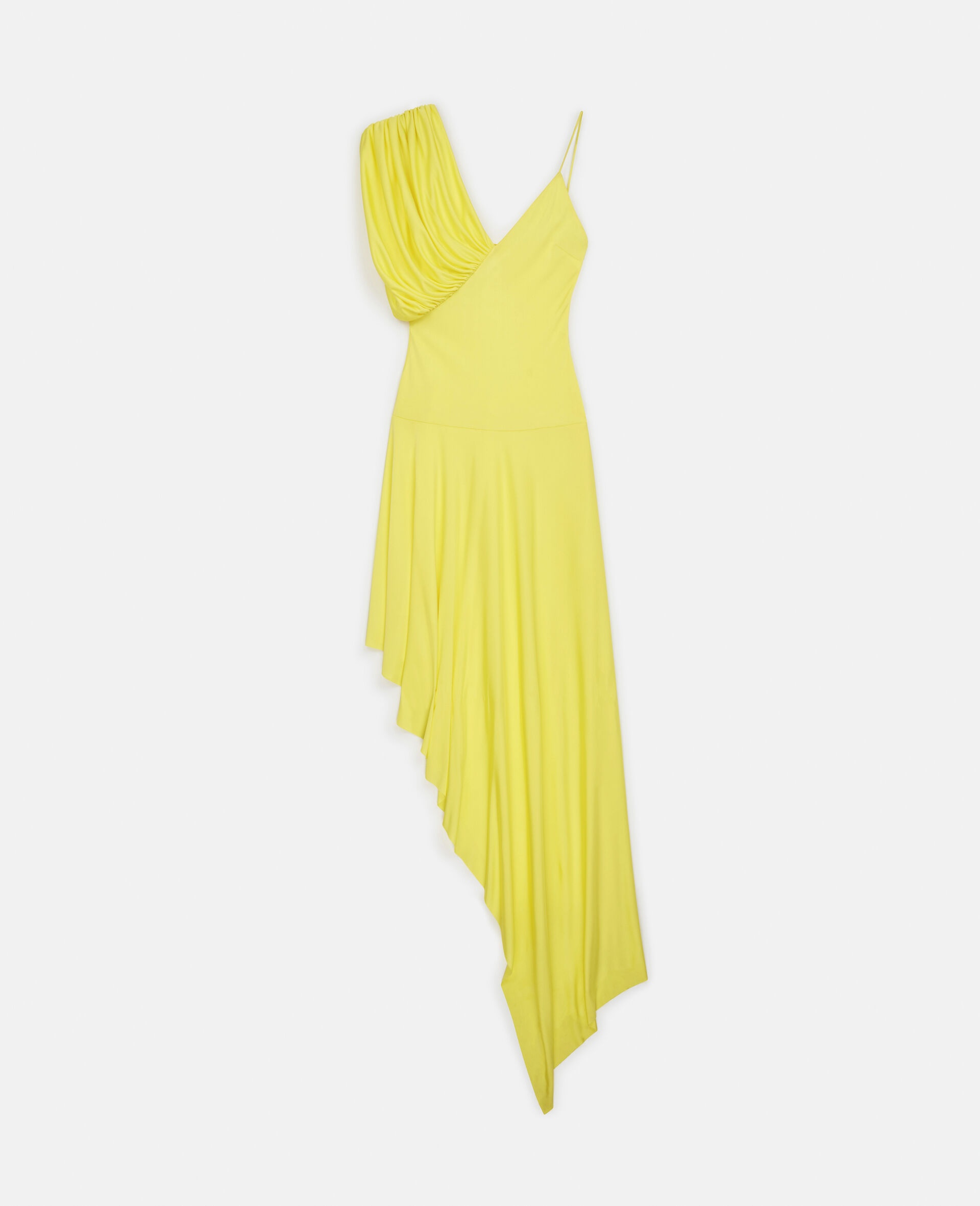 Asymmetric Cape Hem Mini Dress - 1