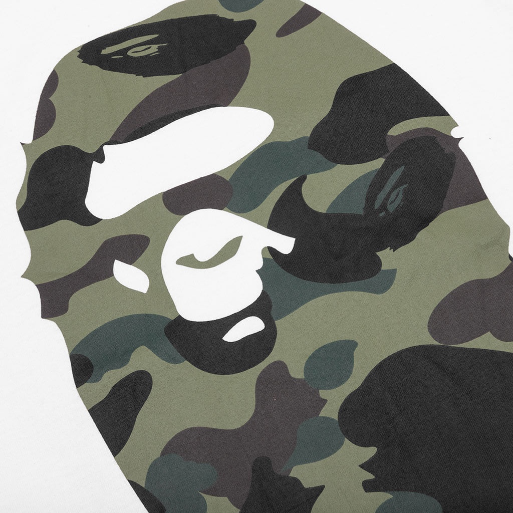 1ST CAMO BY BATHING APE TEE - WHITE/YELLOW - 4