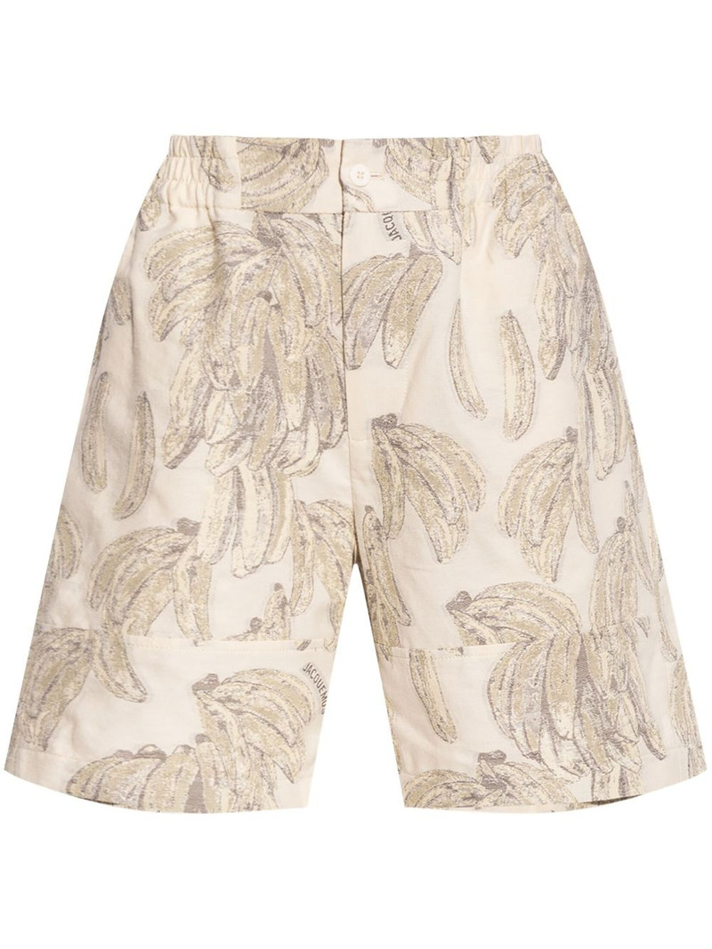 graphic-print shorts 1