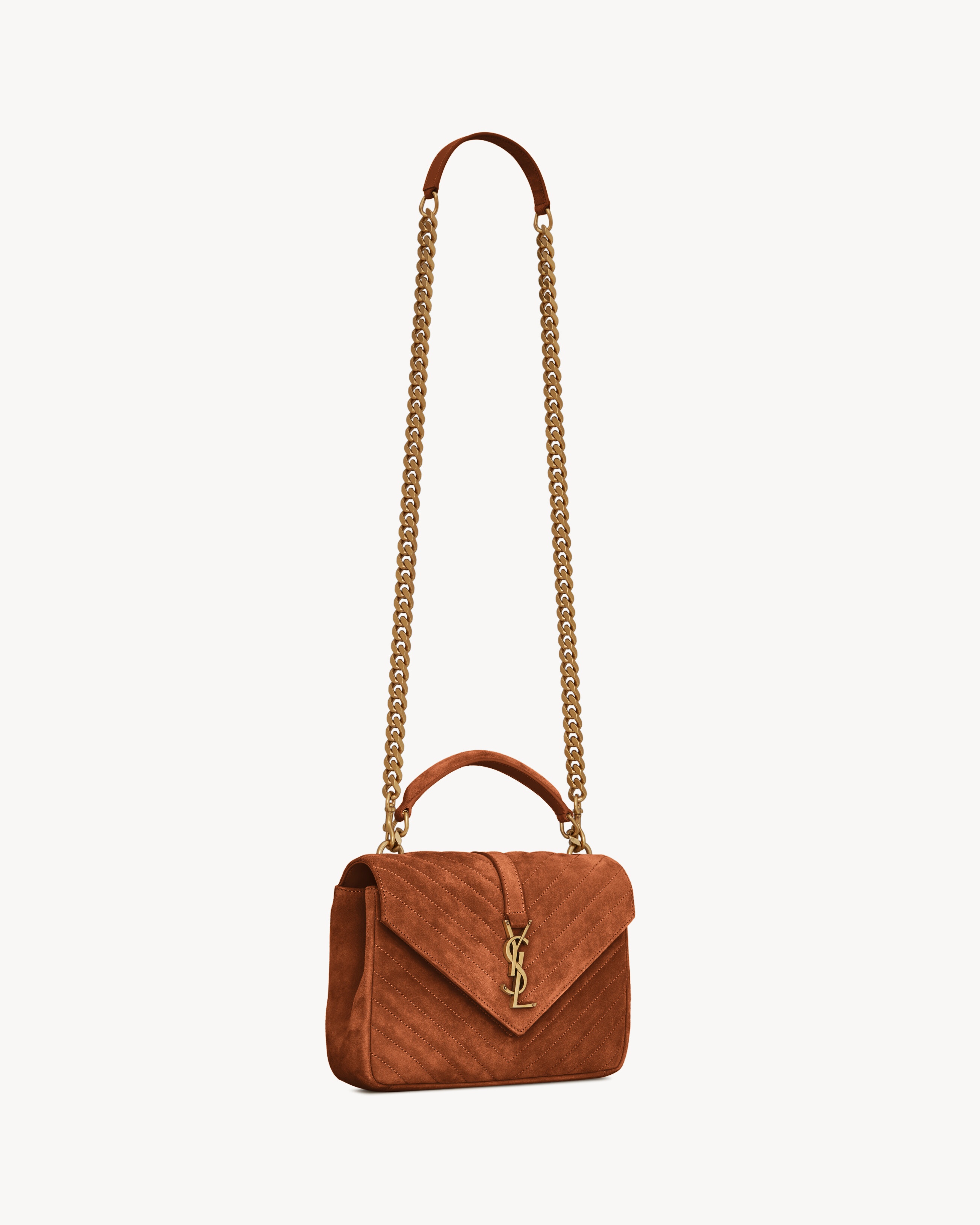 COLLEGE MEDIUM IN QUILTED SUEDE - 7