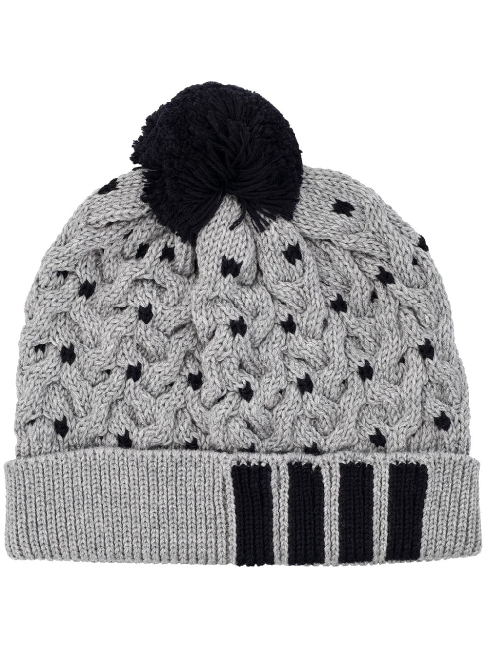 RWB virgin wool pompom beanie - 1