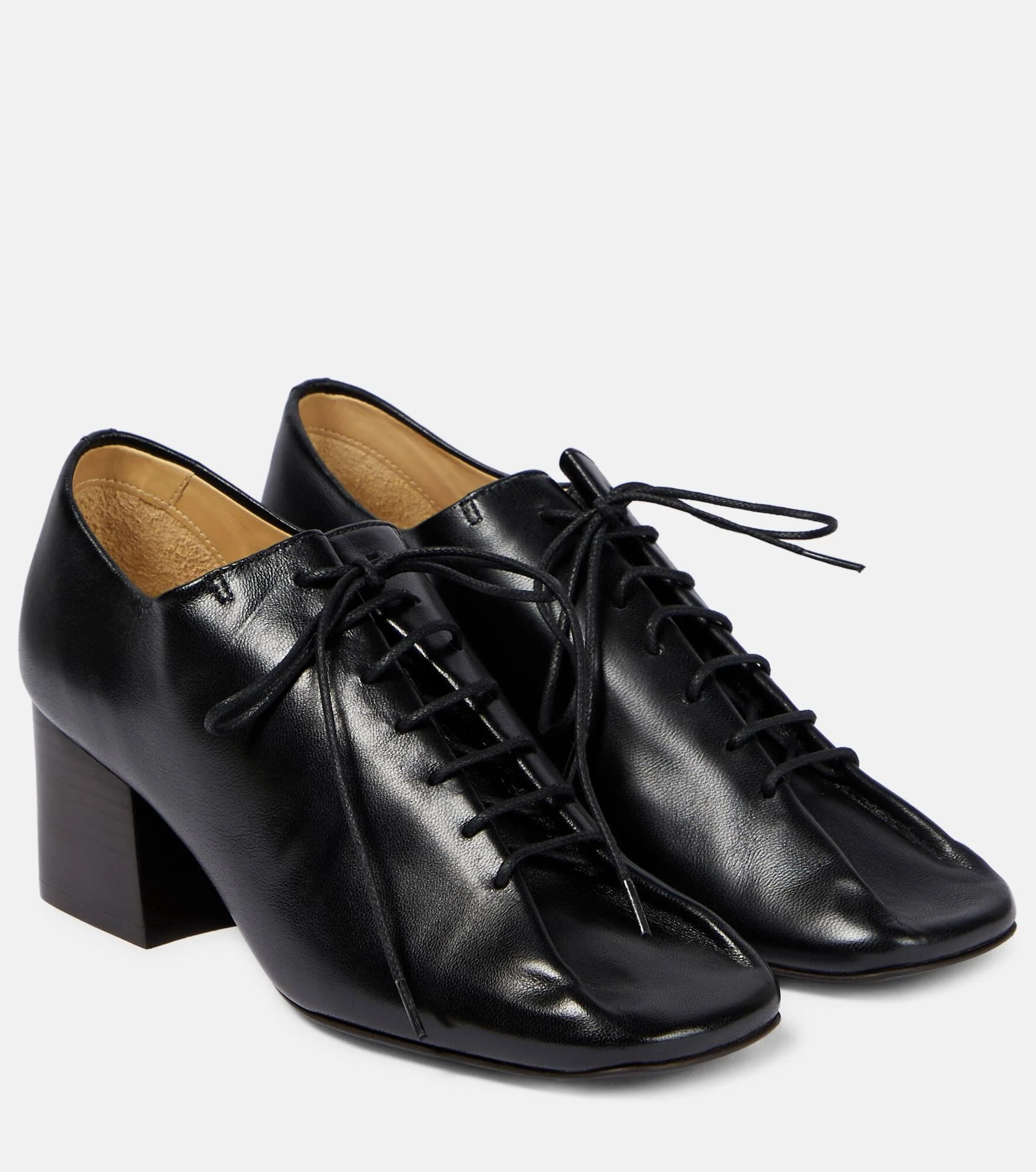 Souris Derby leather pumps - 1