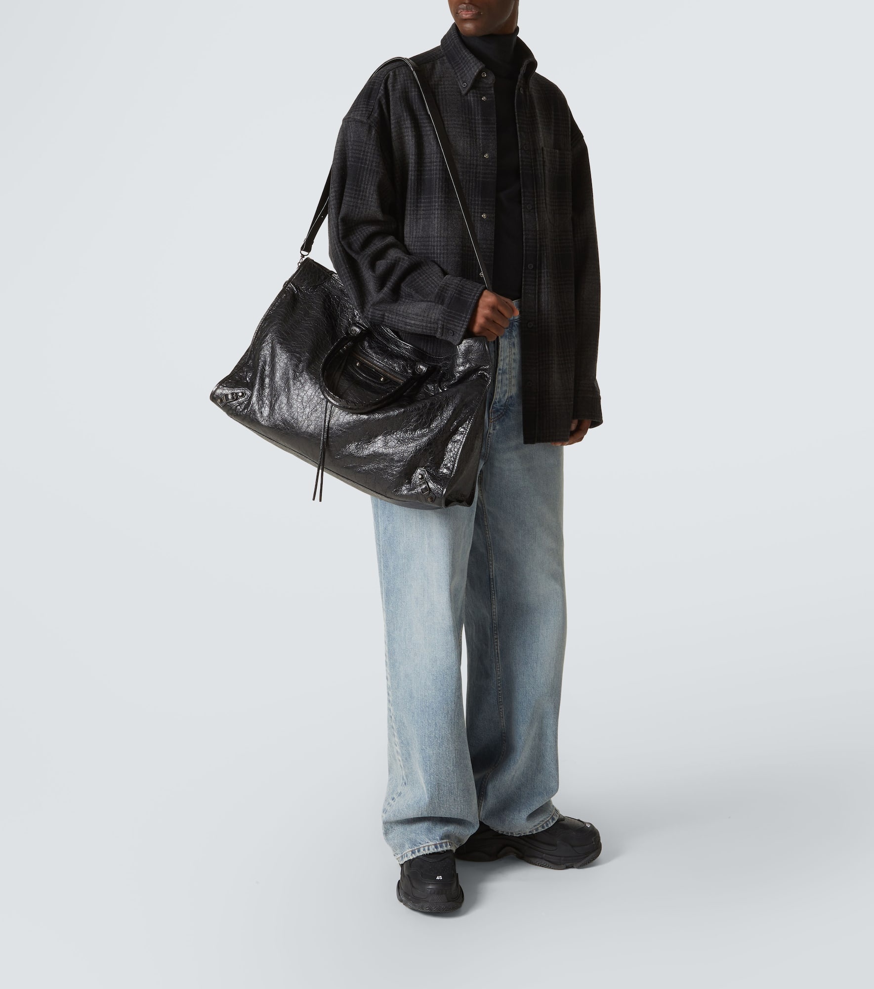 Le City leather shoulder bag - 7