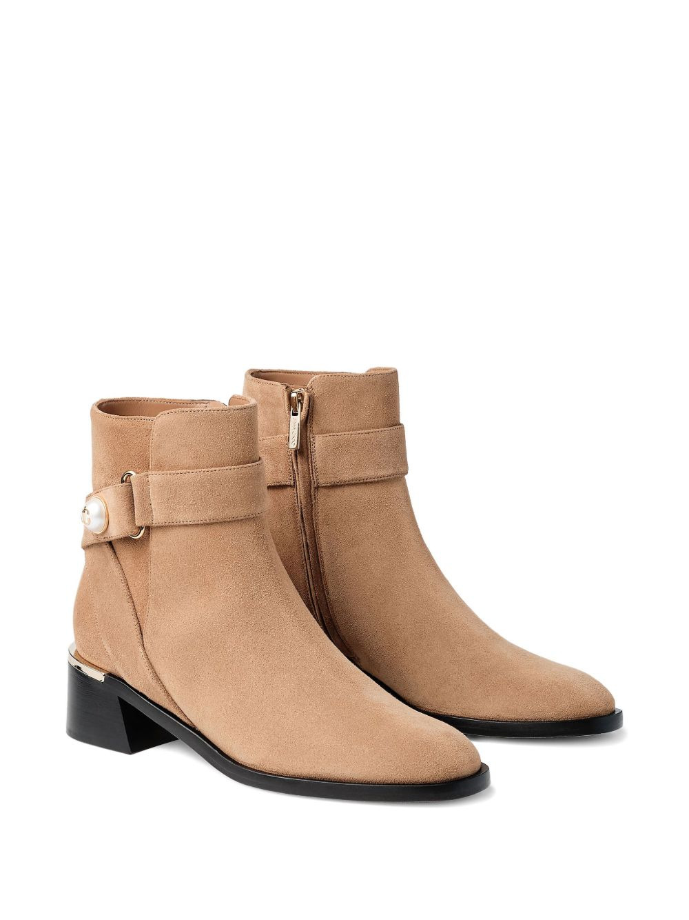 50mm Noor embellished buckle boots - 2