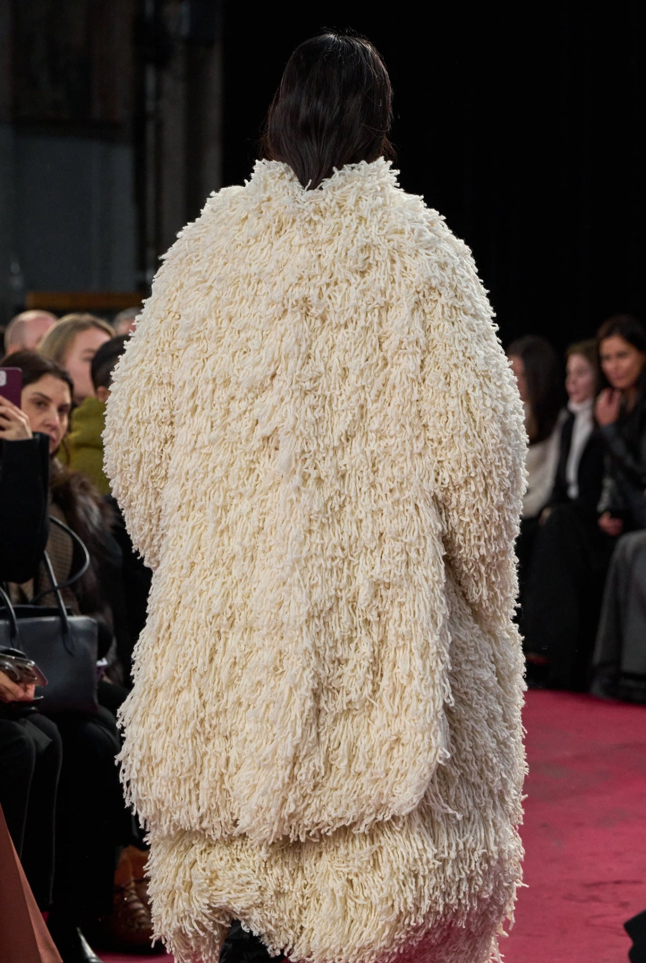 Jantzen Knit Coat in Ivory Virgin Wool Cashmere Silk - 3