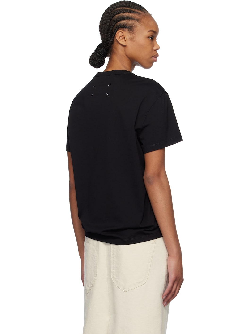 Black Distorted Logo T-shirt - 3