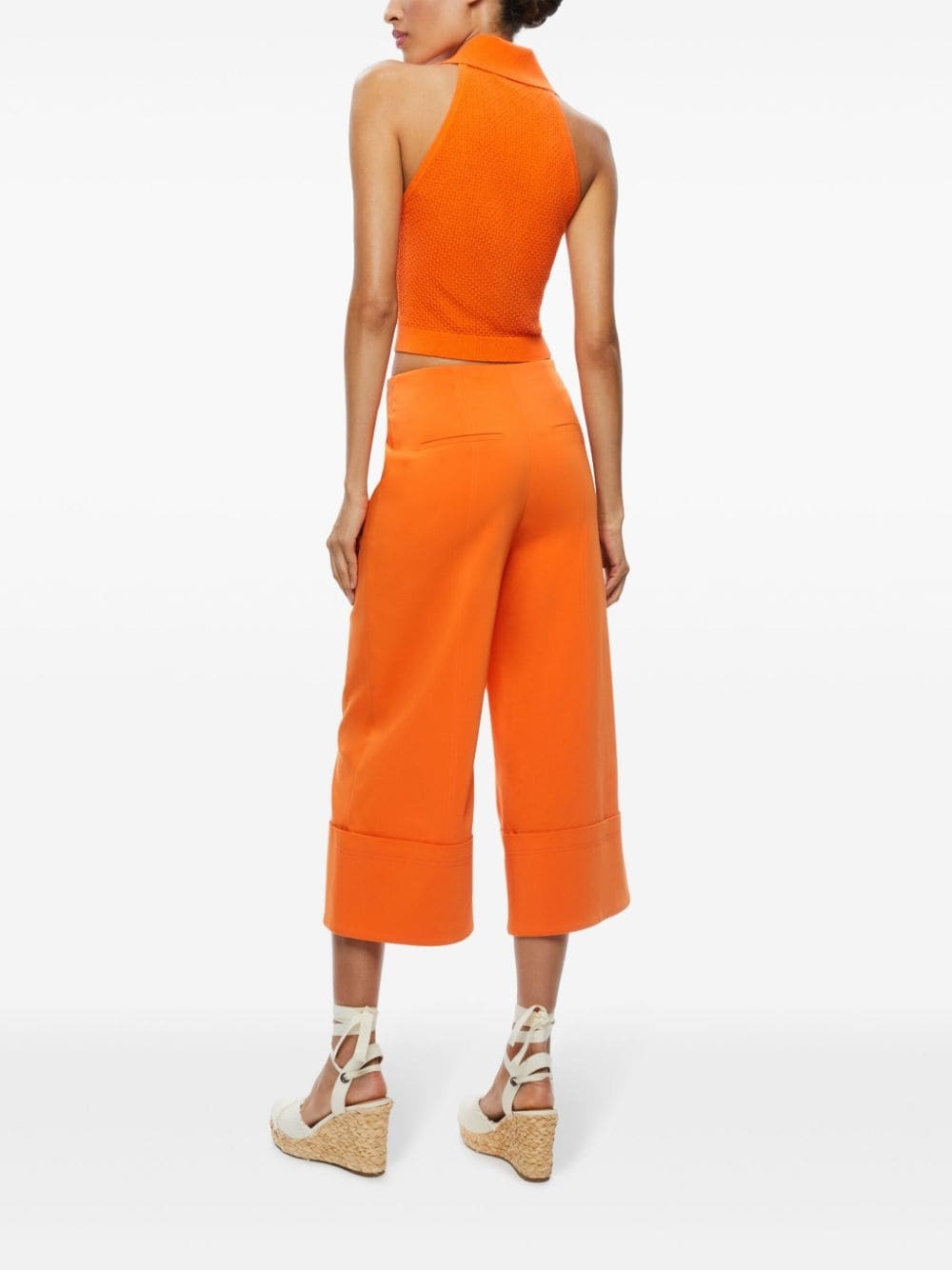 Miles spread-collar crochet top - 4