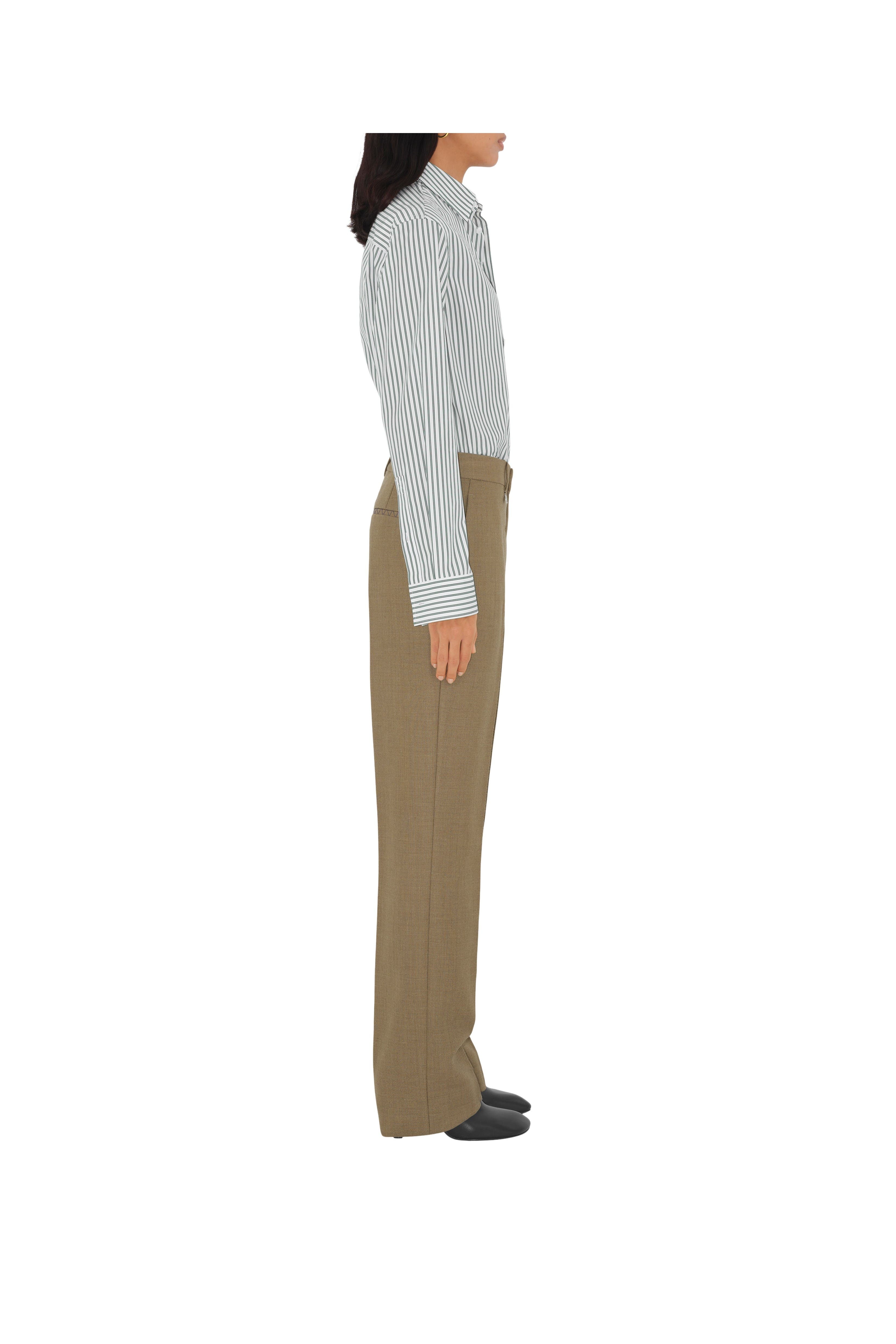 burberry Wool Tailored Trousers in Linden/mountain at Nordstrom - 3